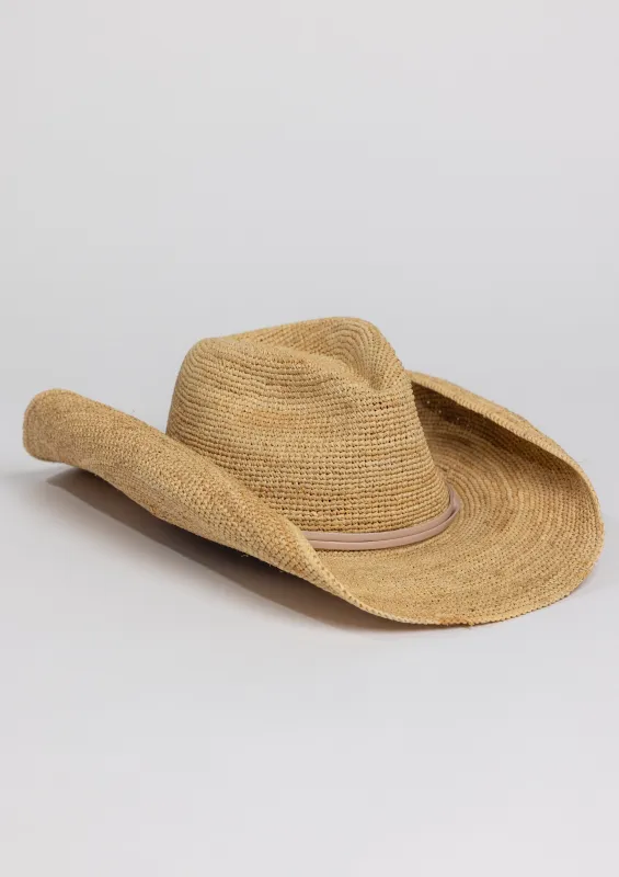 Raffia Crochet Cowboy sold by Hat Attack