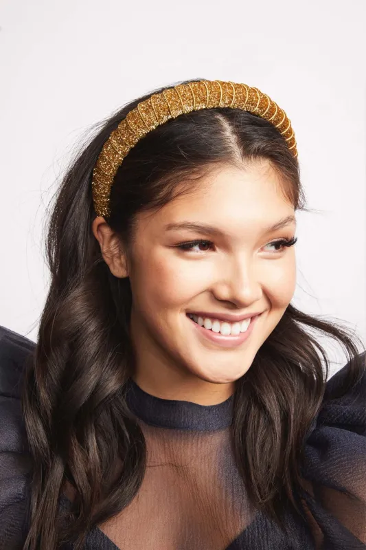 Hat Attack x Kapsule Marin Headband- Gold sold by Hat Attack