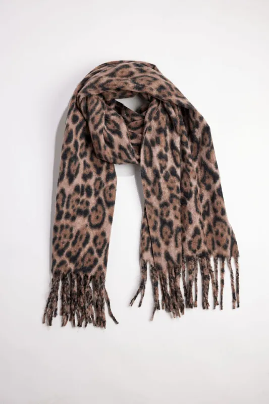 Leopard Scarf made by Hat Attack