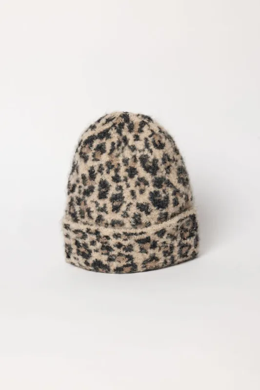 Leopard Beanie sold by Hat Attack