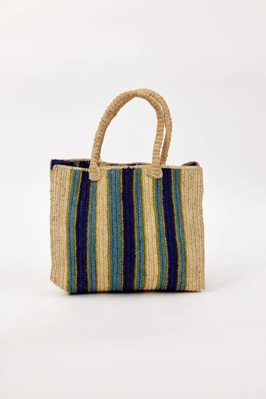 Arlington Stripe Tote made by Hat Attack
