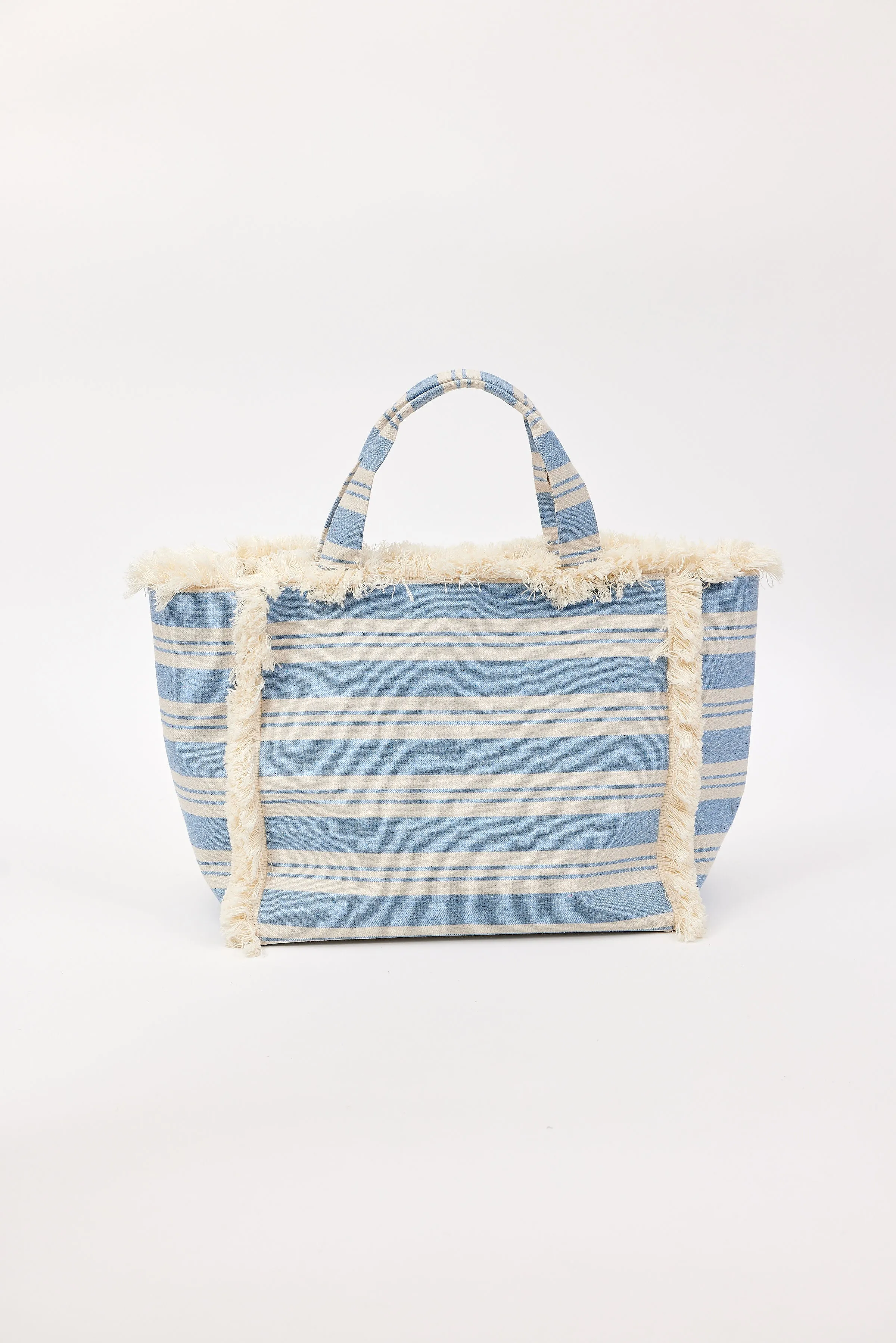Striped Canvas Beachy Tote sold by Hat Attack