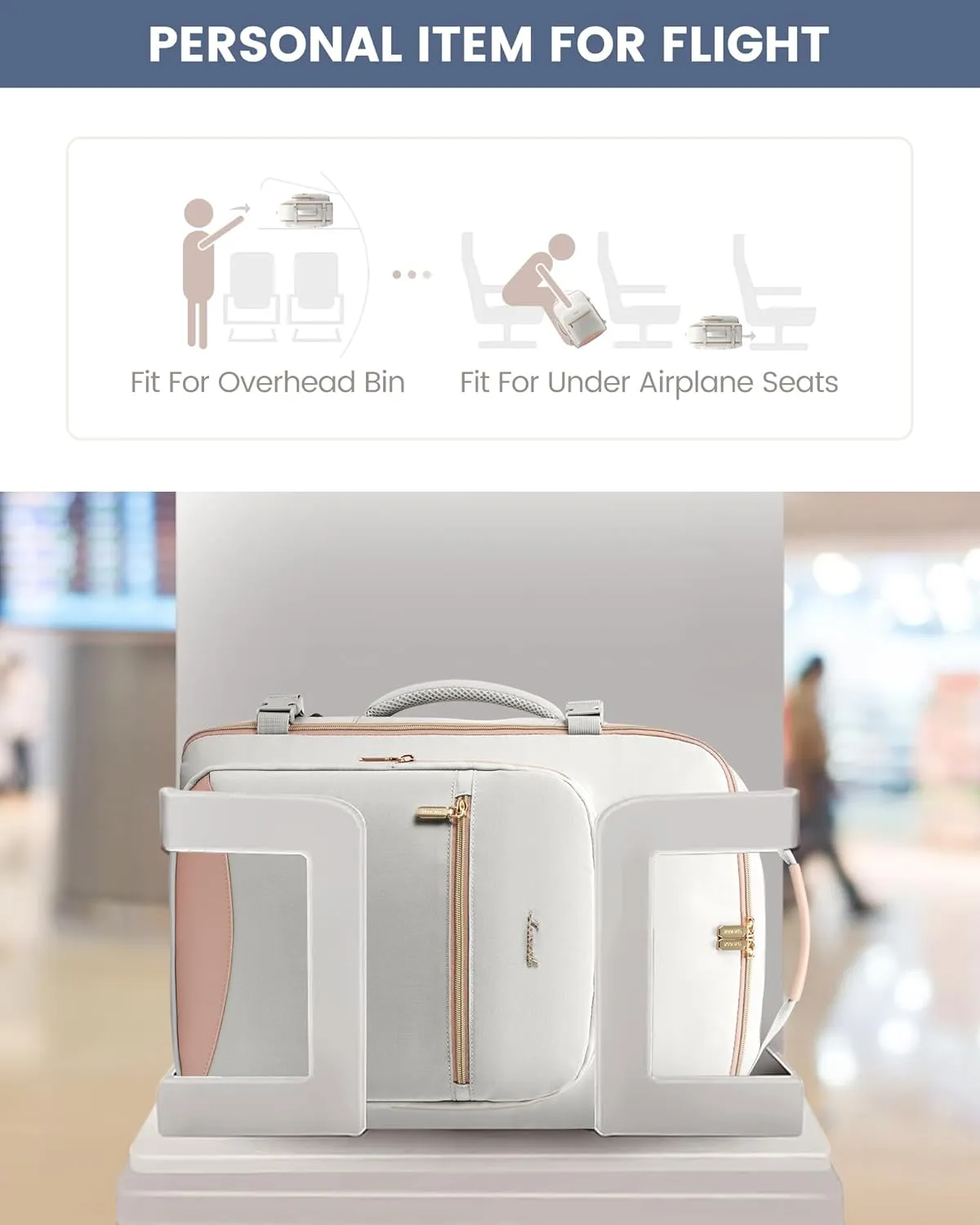 4Pcs, 40/50L Freyja Laptop Travel Backpack, 17" 18" sold by LOVEVOOK product image thumbnail 5