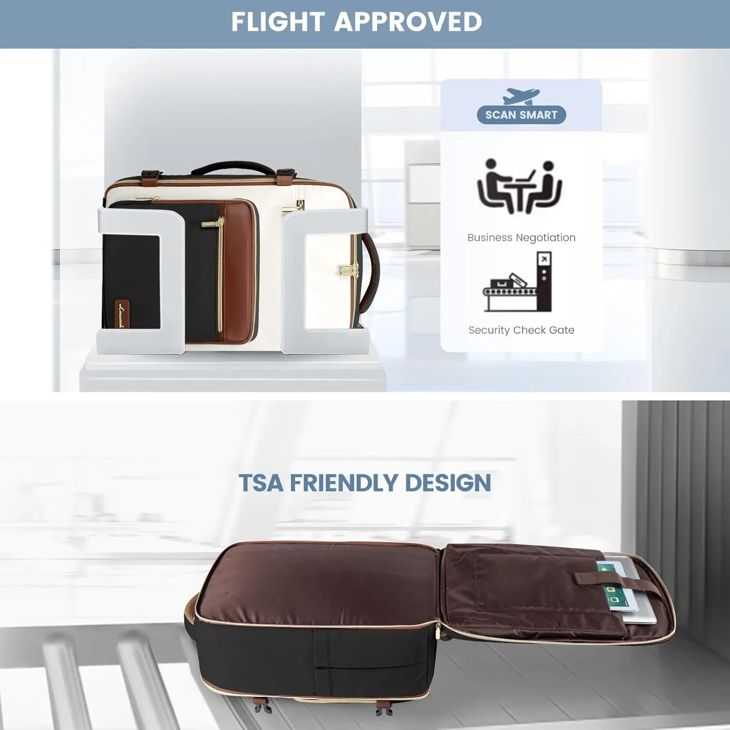 4Pcs Travel Backpack, 40L 50L sold by LOVEVOOK product image thumbnail 5