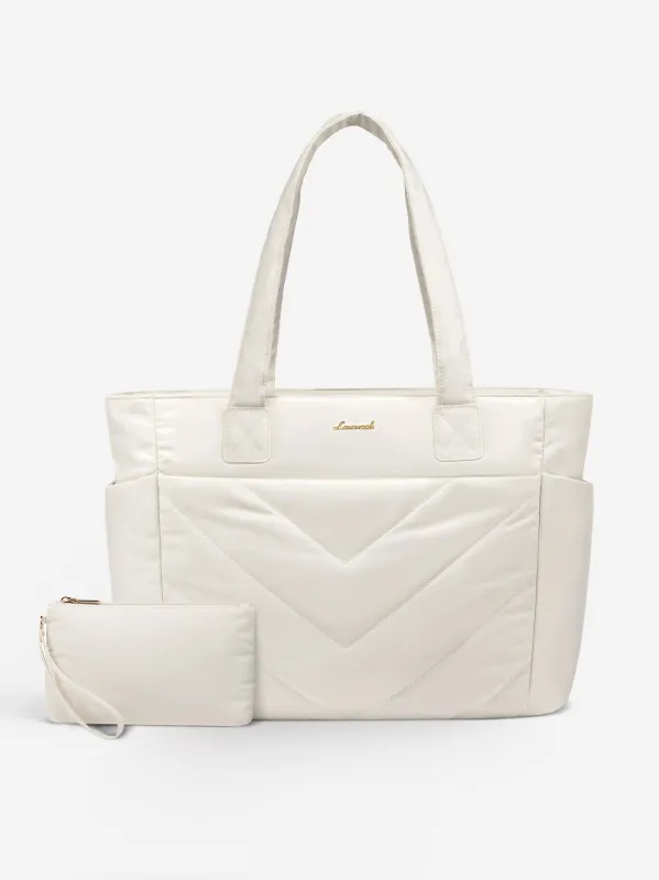 2Pcs Lightweight Puffy Tote Bag, 17.3" 18" sold by LOVEVOOK