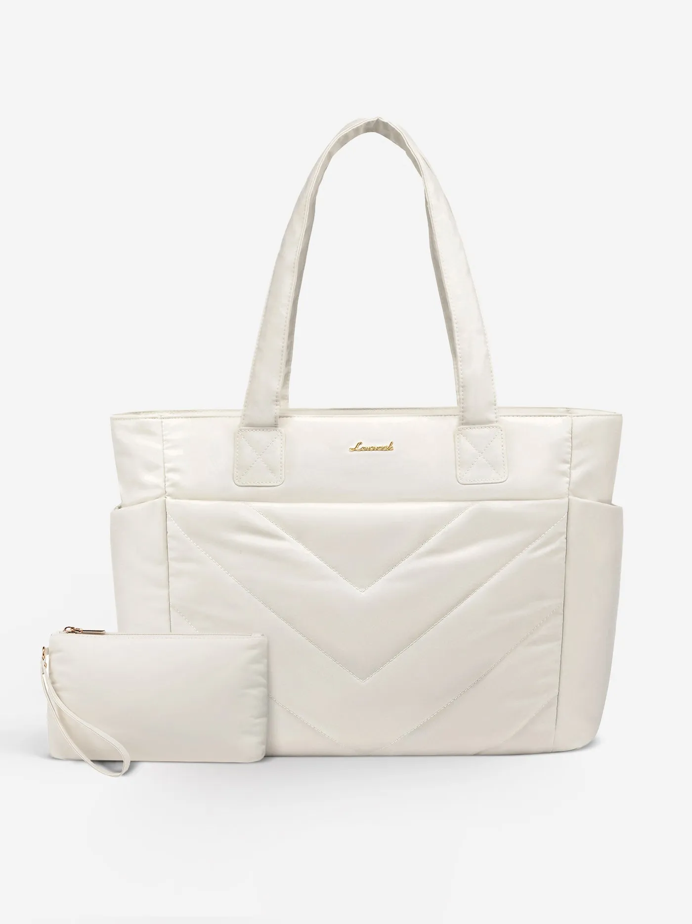 2Pcs Lightweight Puffy Tote Bag, 17.3" 18" sold by LOVEVOOK
