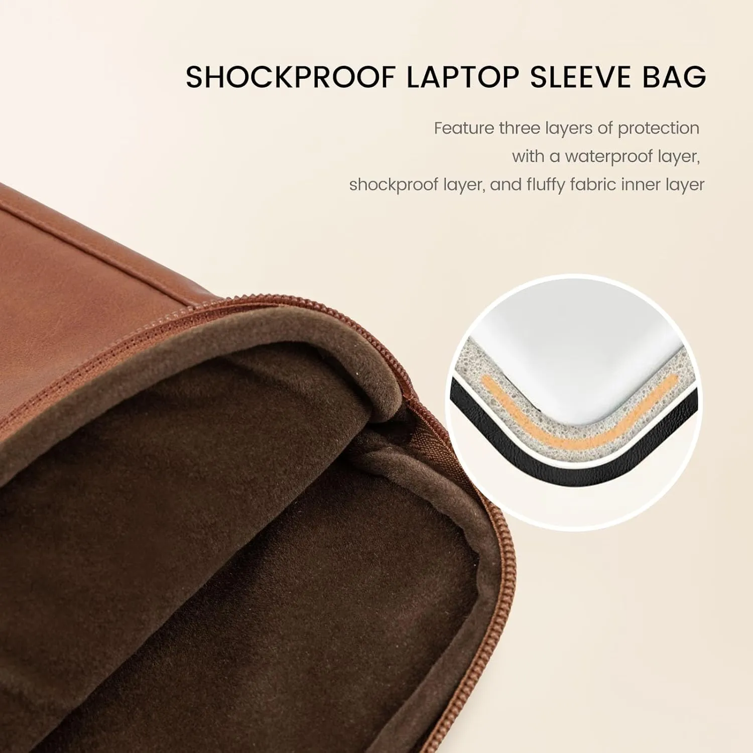 Laptop Sleeve Bag, 13" 14"(US Only) sold by LOVEVOOK product image thumbnail 5