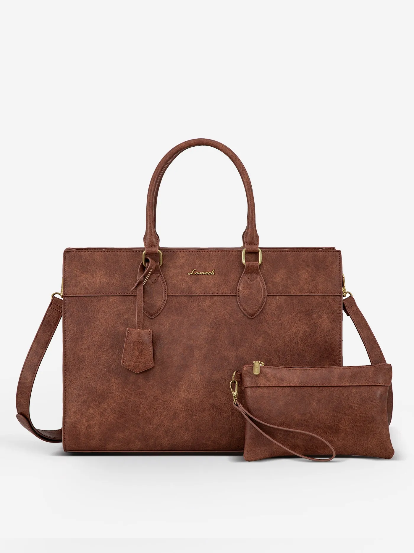 2Pcs Leather Computer Bag, 15.6" 17.3" sold by LOVEVOOK