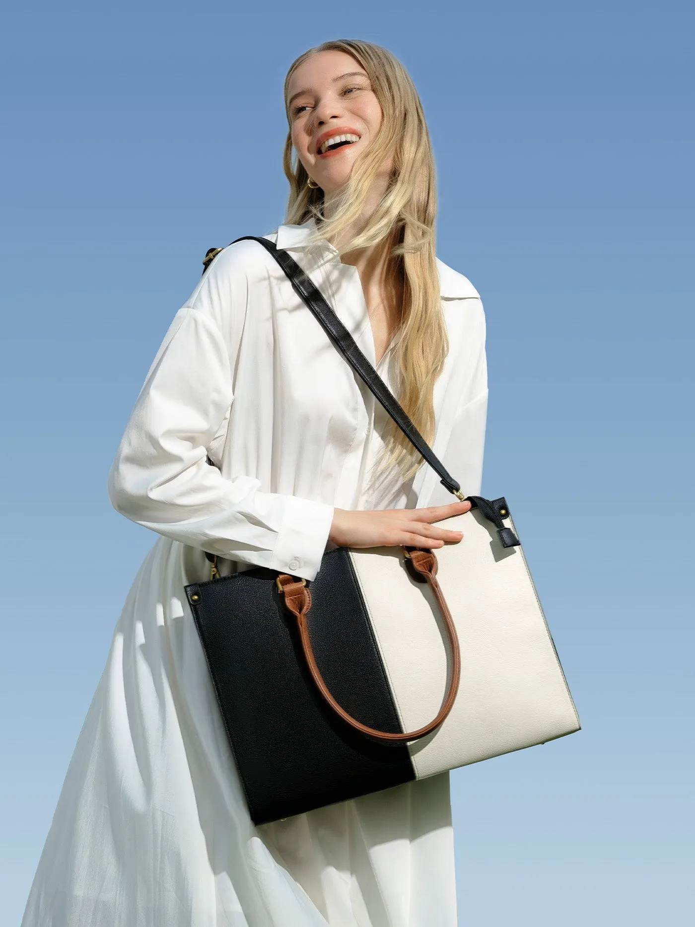 2Pcs Vintage Leather Laptop Bag, 15.6“ sold by LOVEVOOK