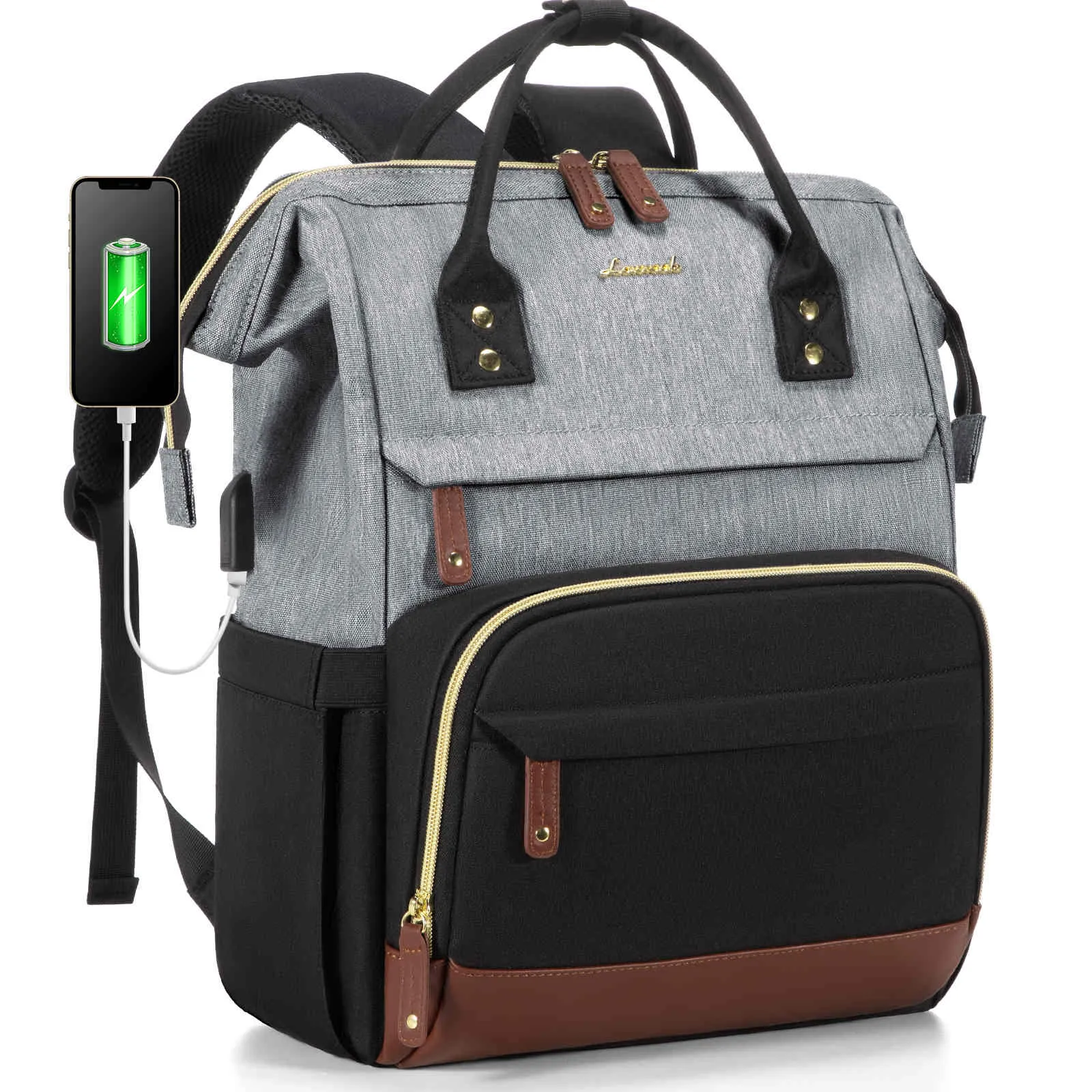 Lantana Laptop Backpack, 15.6" 17" sold by LOVEVOOK product image thumbnail 3