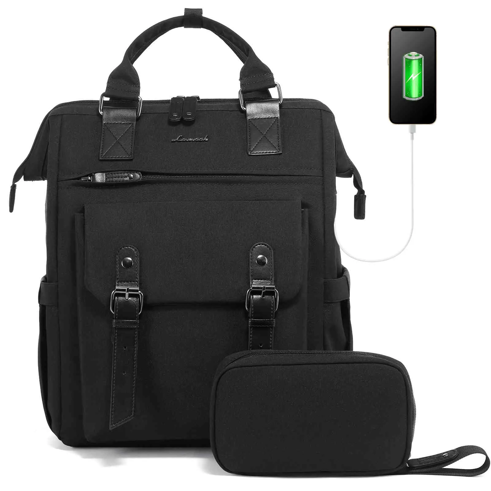 Lona Ⅱ Laptop Backpack, 15.6" 17" sold by LOVEVOOK product image thumbnail 4