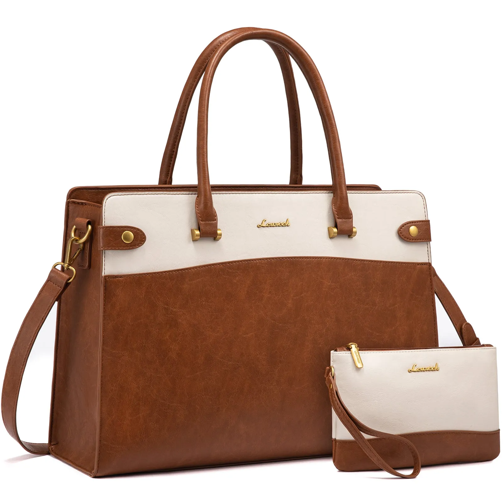 2Pcs Vintage Waterproof Laptop Bag, 15.6" 17.3" sold by LOVEVOOK product image thumbnail 5