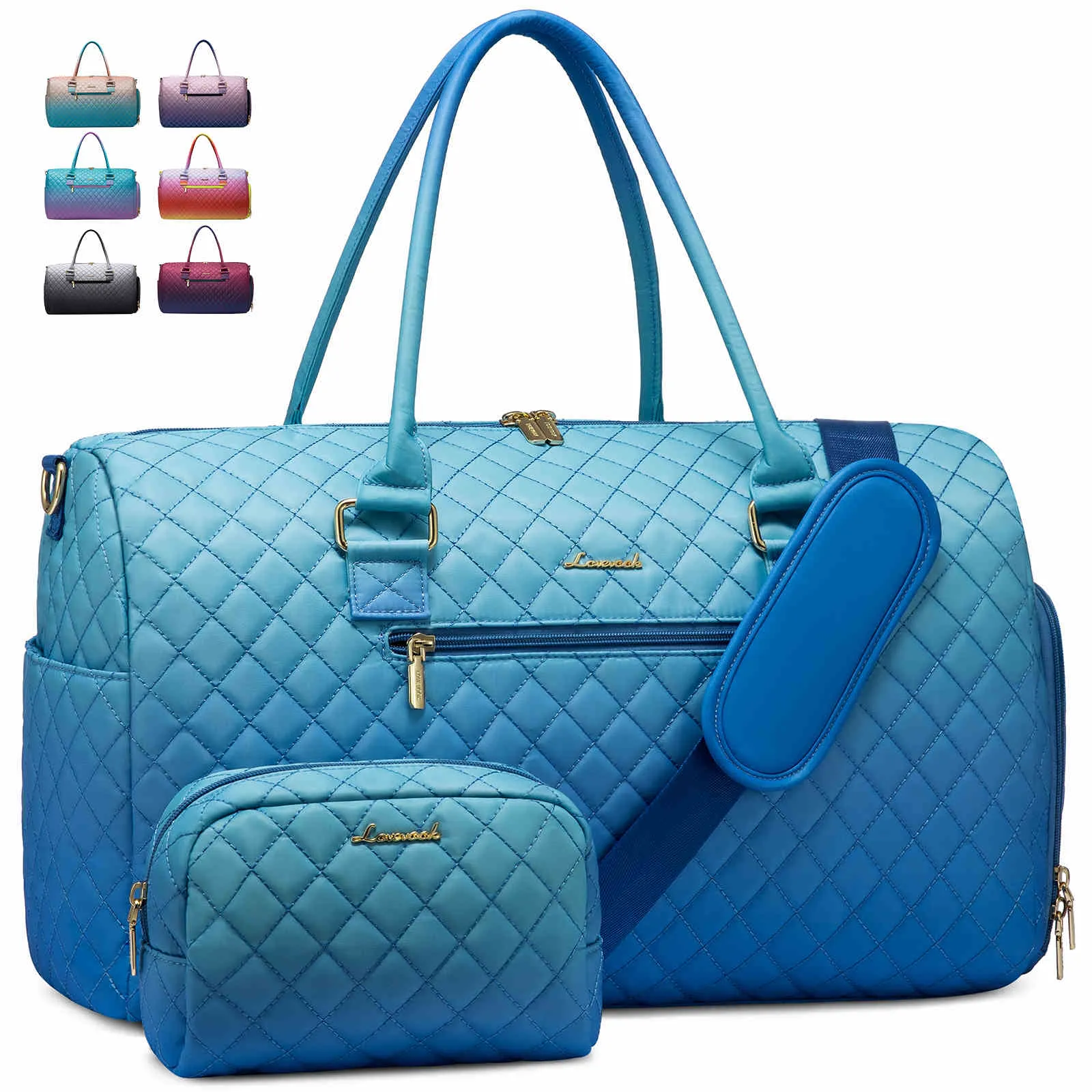 2Pcs Gradient Colors Gym Duffel Bag sold by LOVEVOOK product image thumbnail 5