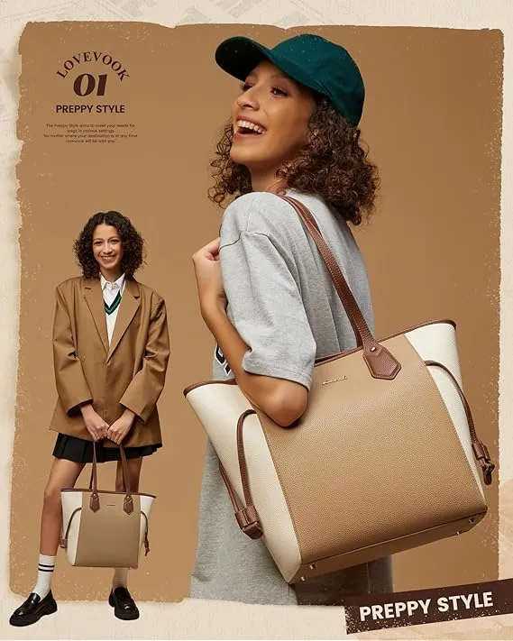 Leather Tote Bag (US Only) sold by LOVEVOOK product image thumbnail 4