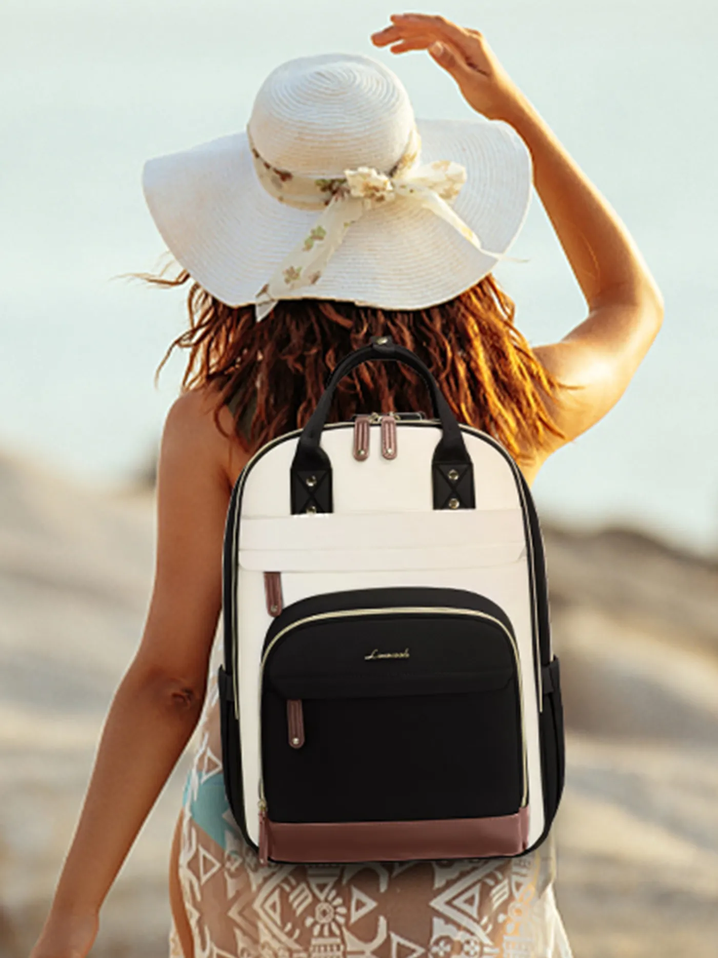Molebelle Laptop Backpack, 15.6" 17" sold by LOVEVOOK product image thumbnail 2