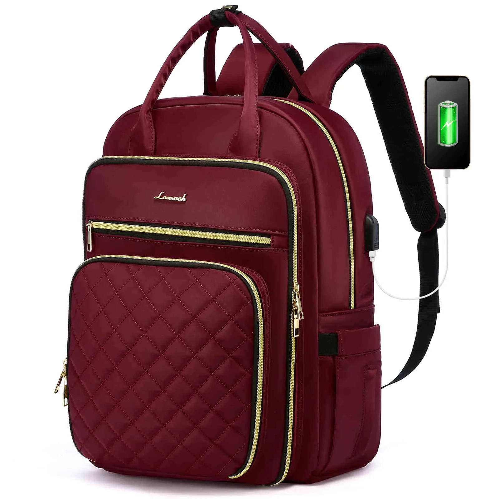 Garnet Backpack, 15.6" 17" sold by LOVEVOOK product image thumbnail 5