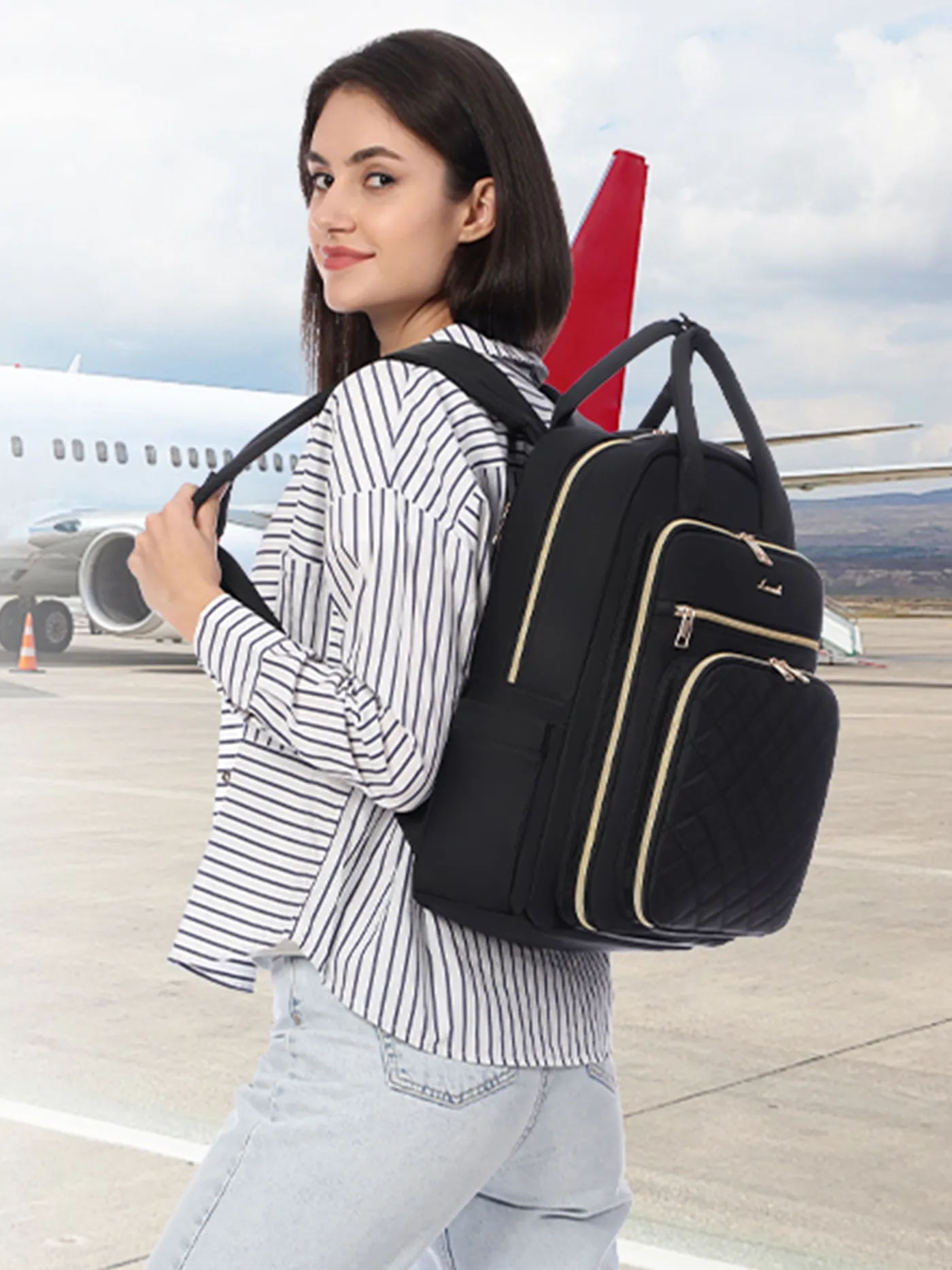 Garnet Backpack, 15.6" 17" sold by LOVEVOOK product image thumbnail 2