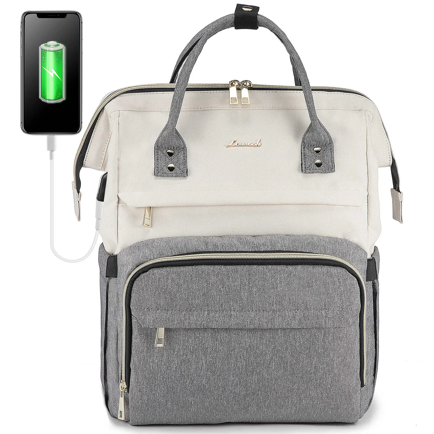 Viola V Laptop Backpack, 15.6" 17" sold by LOVEVOOK product image thumbnail 4