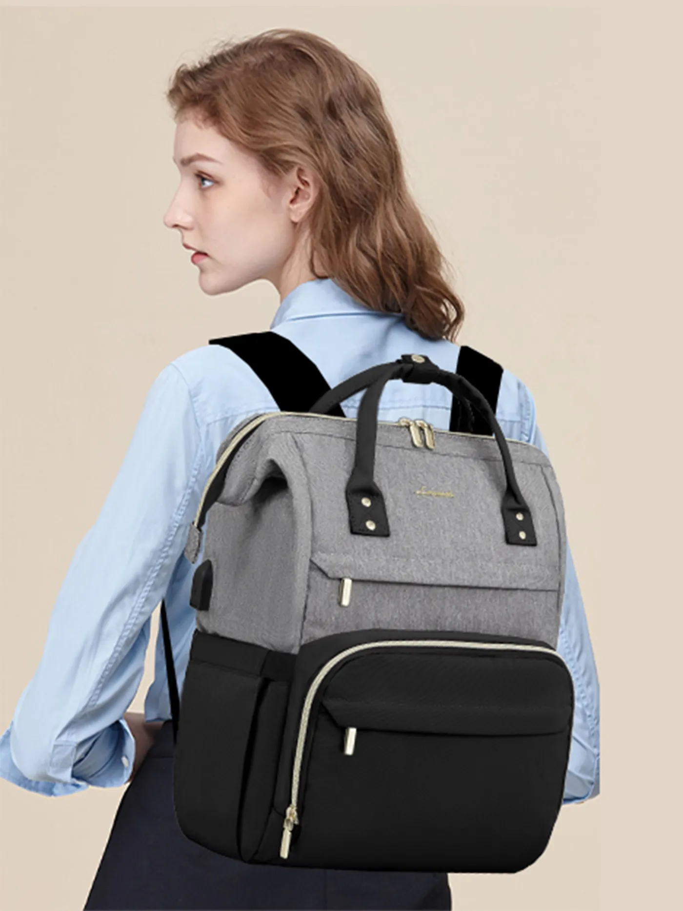 Viola V Laptop Backpack, 15.6" 17" sold by LOVEVOOK product image thumbnail 2