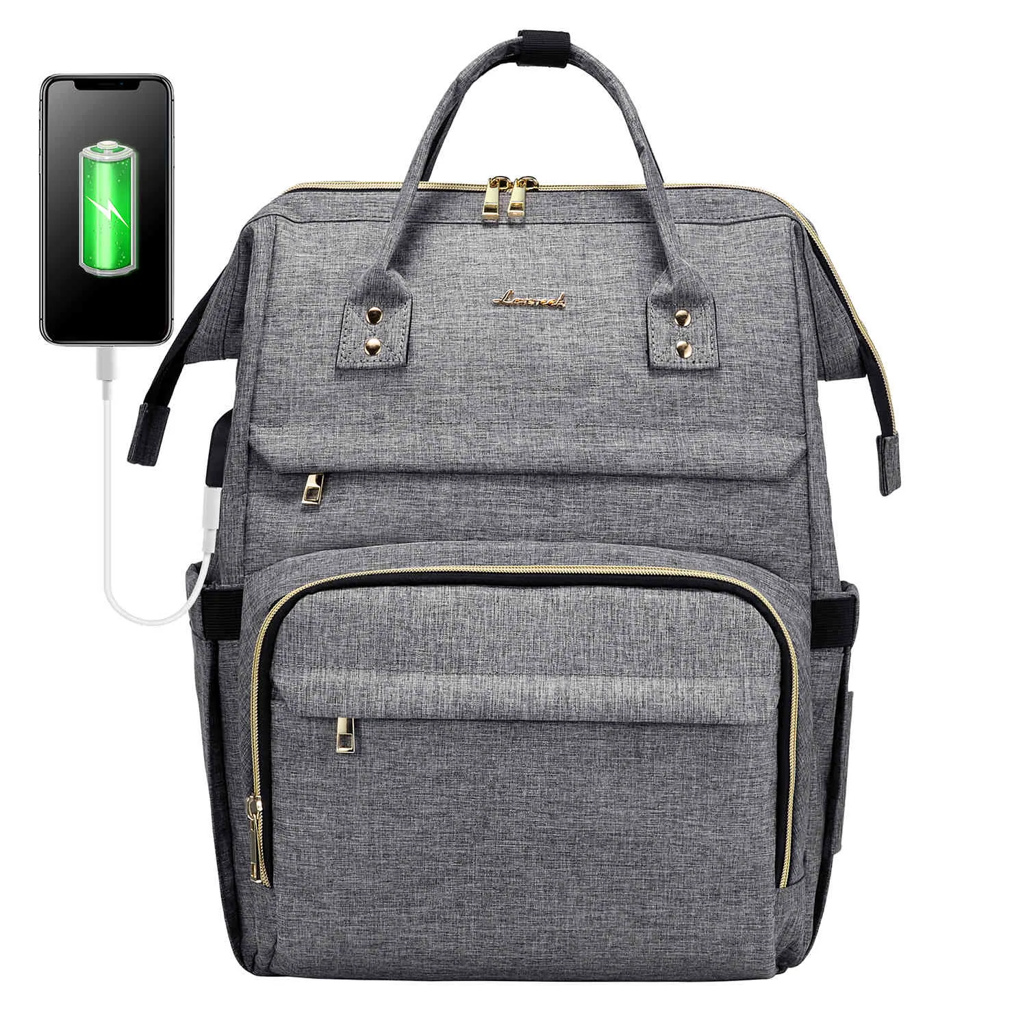 Viola I Laptop Backpack, 14"-17" sold by LOVEVOOK product image thumbnail 5