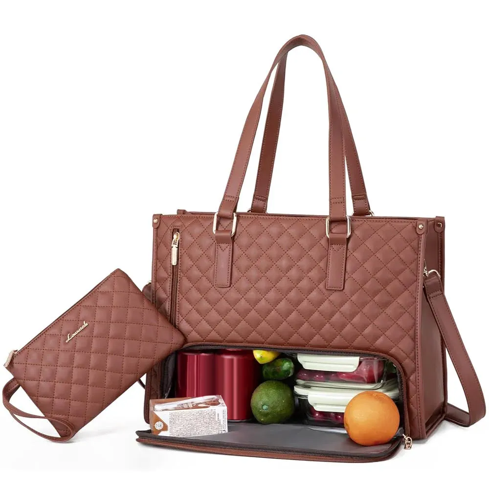 2Pcs Lunch Tote Shoulder Bag, 15.6" sold by LOVEVOOK product image thumbnail 5