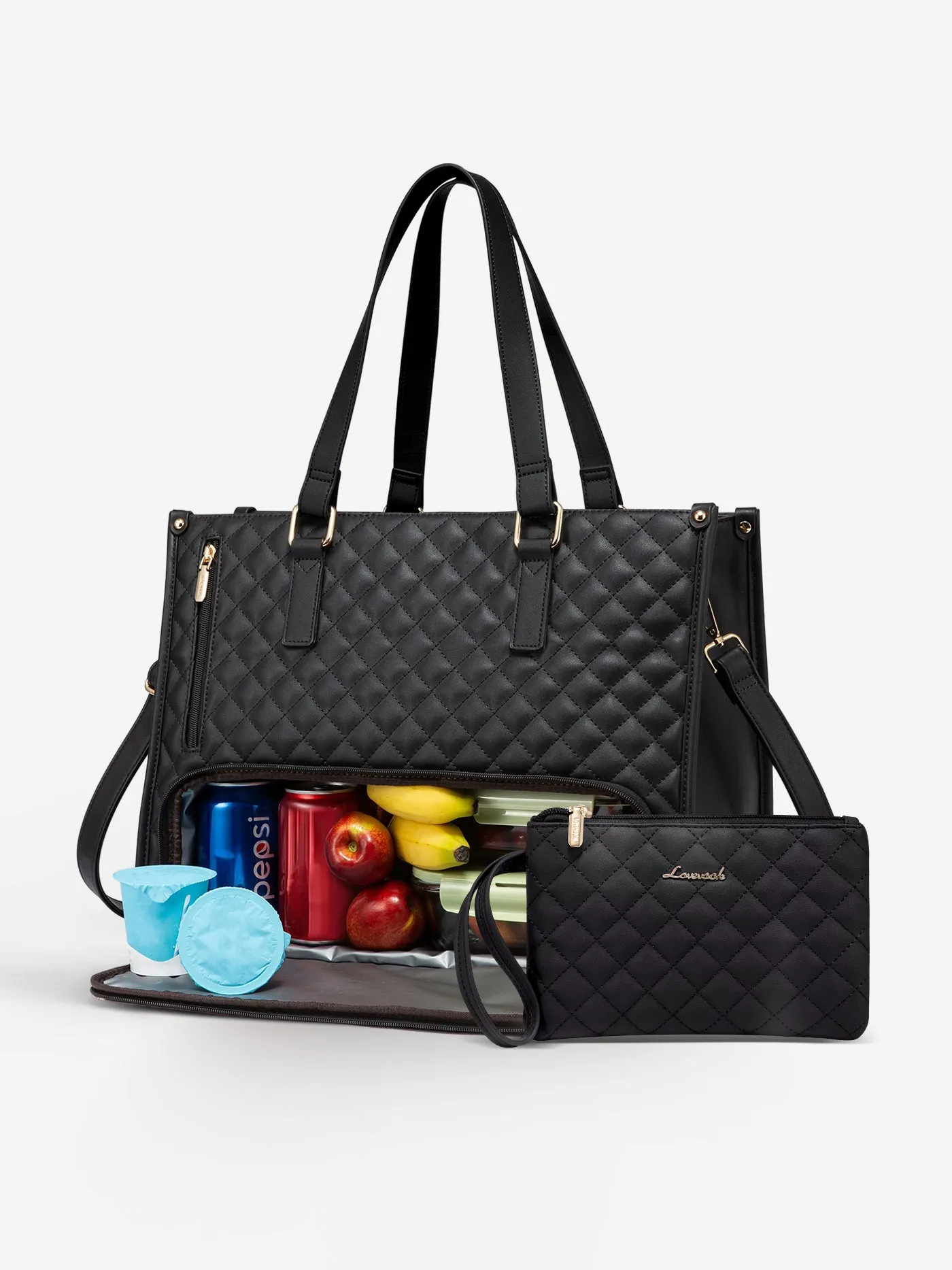 2Pcs Lunch Tote Shoulder Bag, 15.6" sold by LOVEVOOK