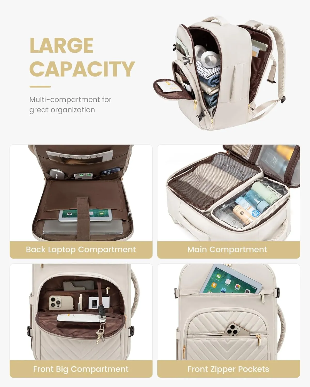 Premium Travel Backpack(ADT STYLE) sold by LOVEVOOK product image thumbnail 4