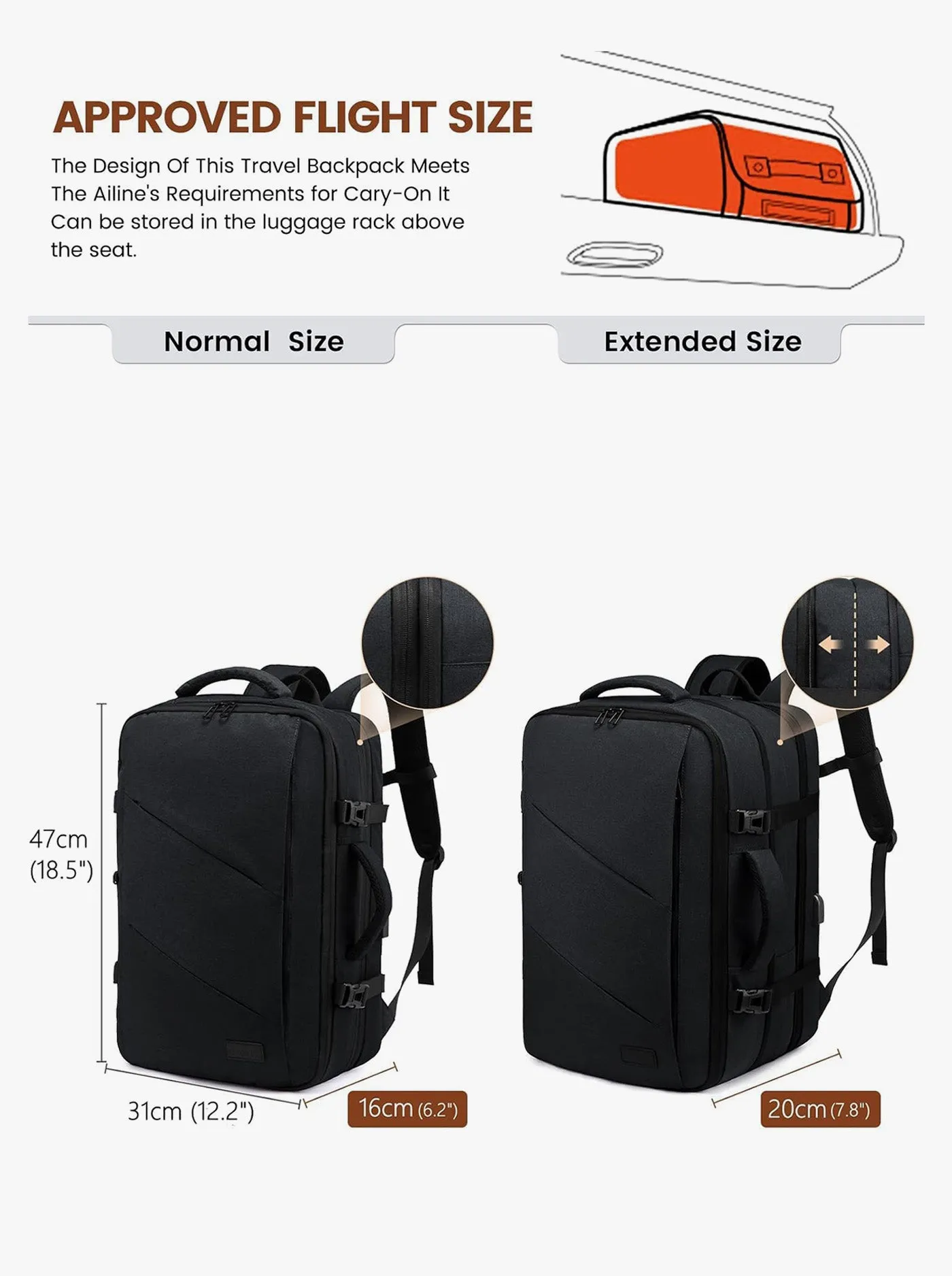 4Pcs Cloudwalker Ⅰ Backpack--Personalization sold by LOVEVOOK product image thumbnail 3