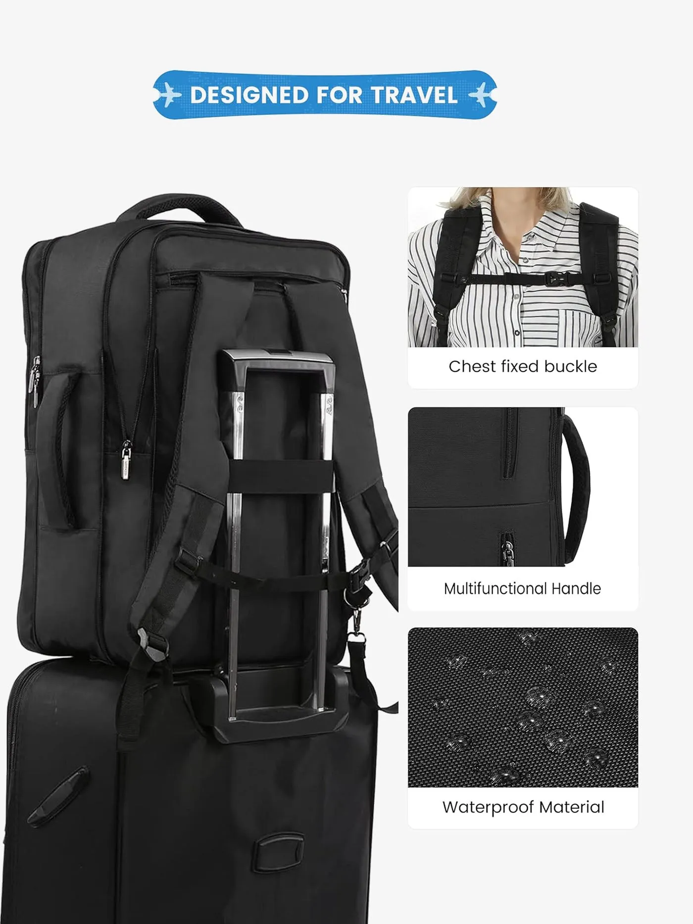 Cloudwalker Ⅱ Backpack-Personalization sold by LOVEVOOK product image thumbnail 4