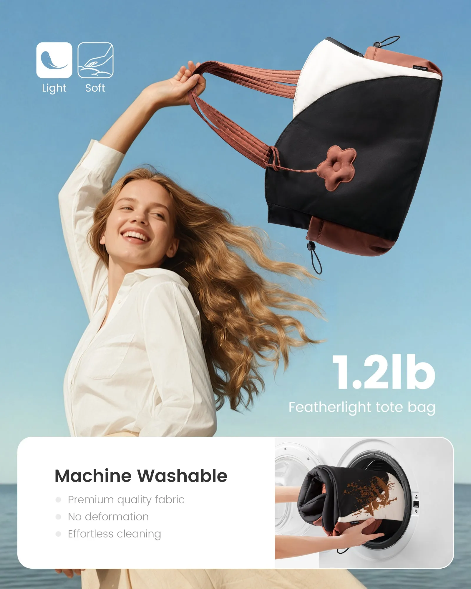 Puffer Work Bag, 15.6" 17.3" sold by LOVEVOOK product image thumbnail 4