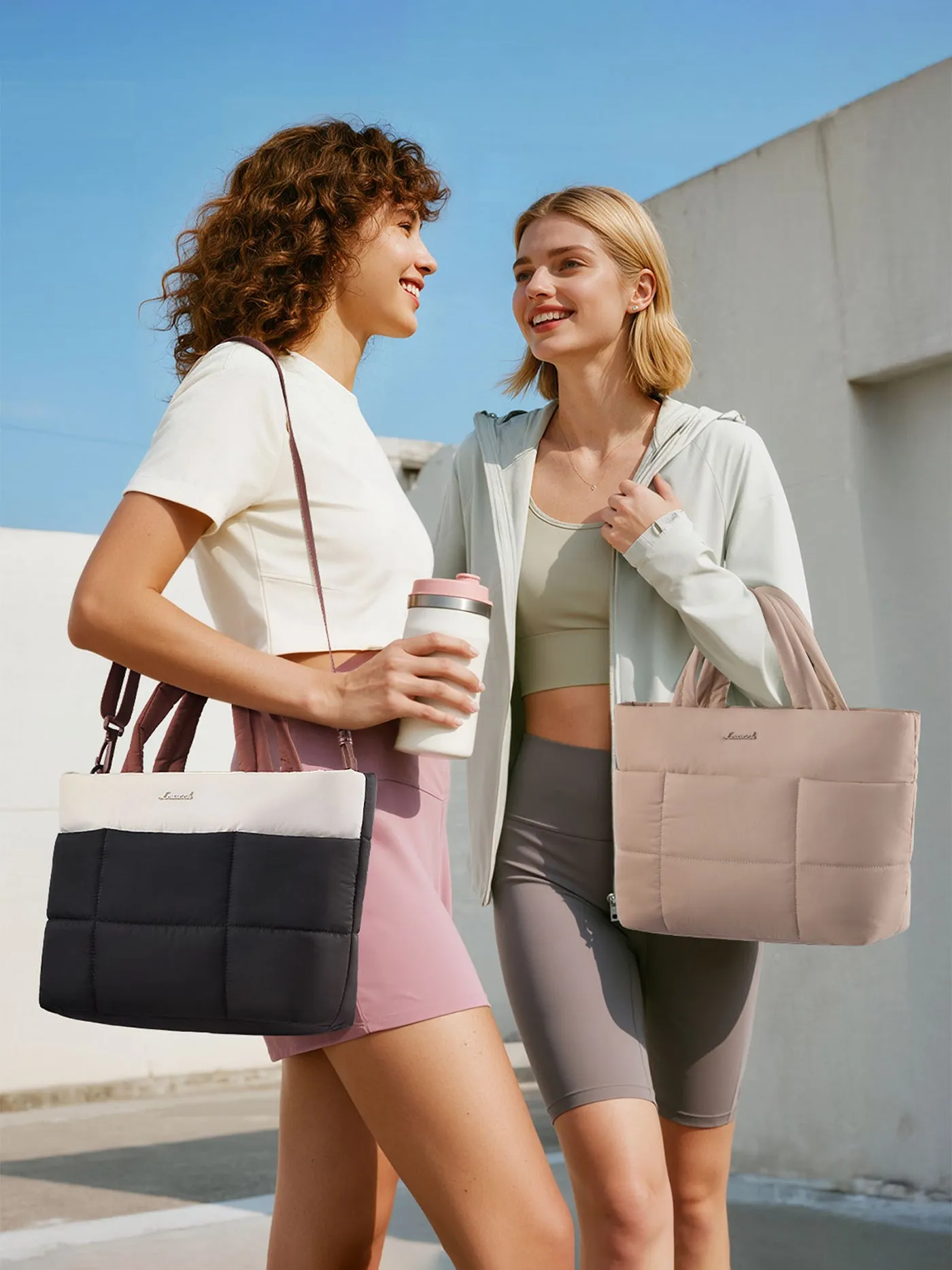 Puffer Tote Bags 11.8" 12.8" sold by LOVEVOOK product image thumbnail 2