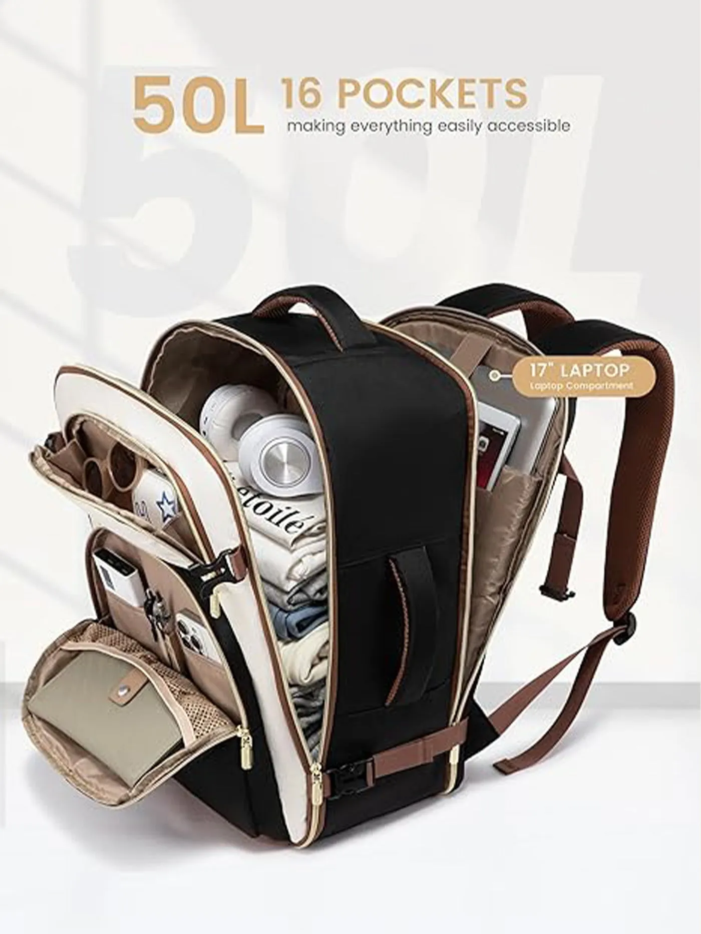 Travel Laptop Backpack 40L/50L sold by LOVEVOOK product image thumbnail 4