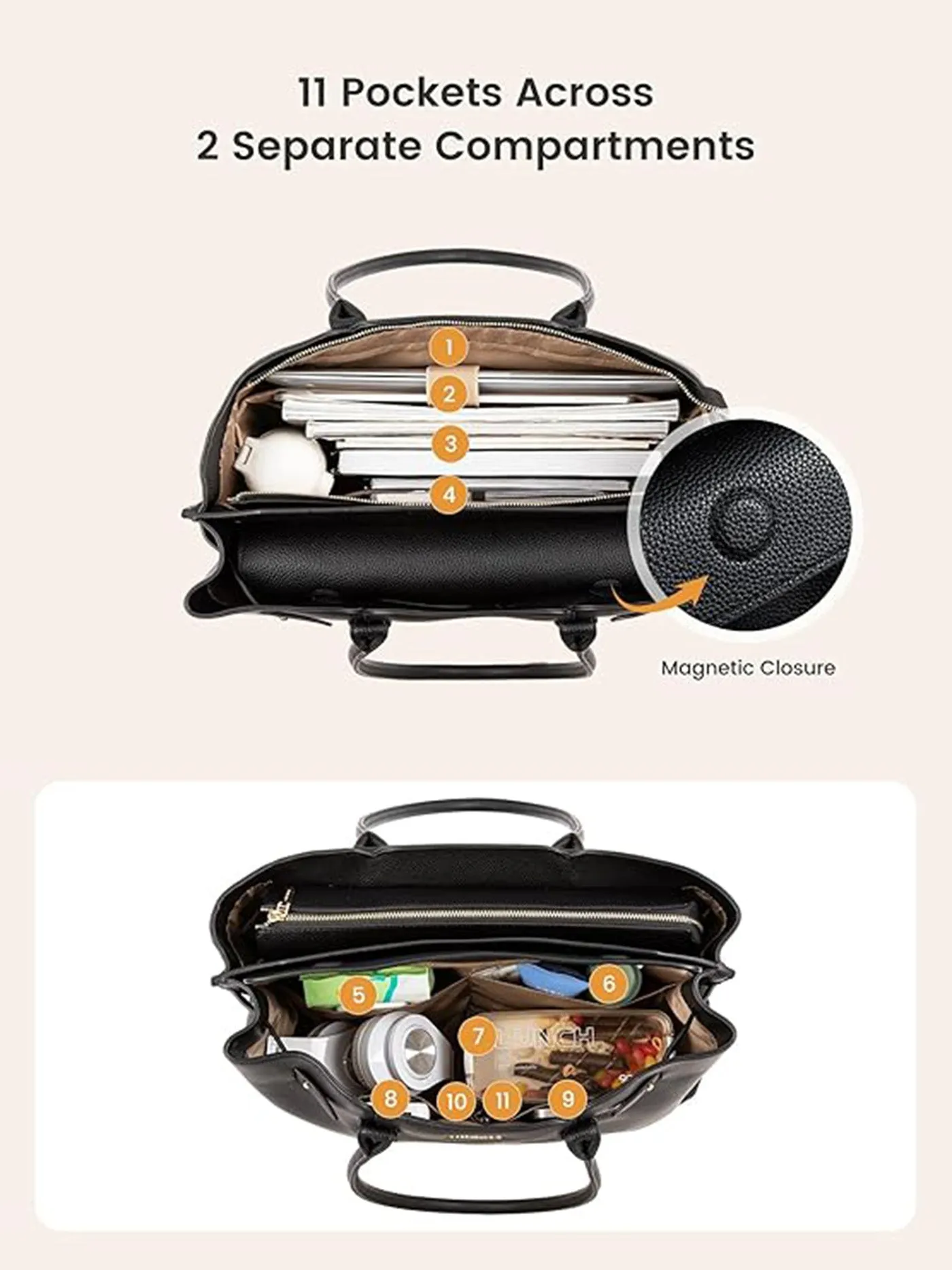 Laptop Tote Bag 15.6" 17" sold by LOVEVOOK product image thumbnail 3