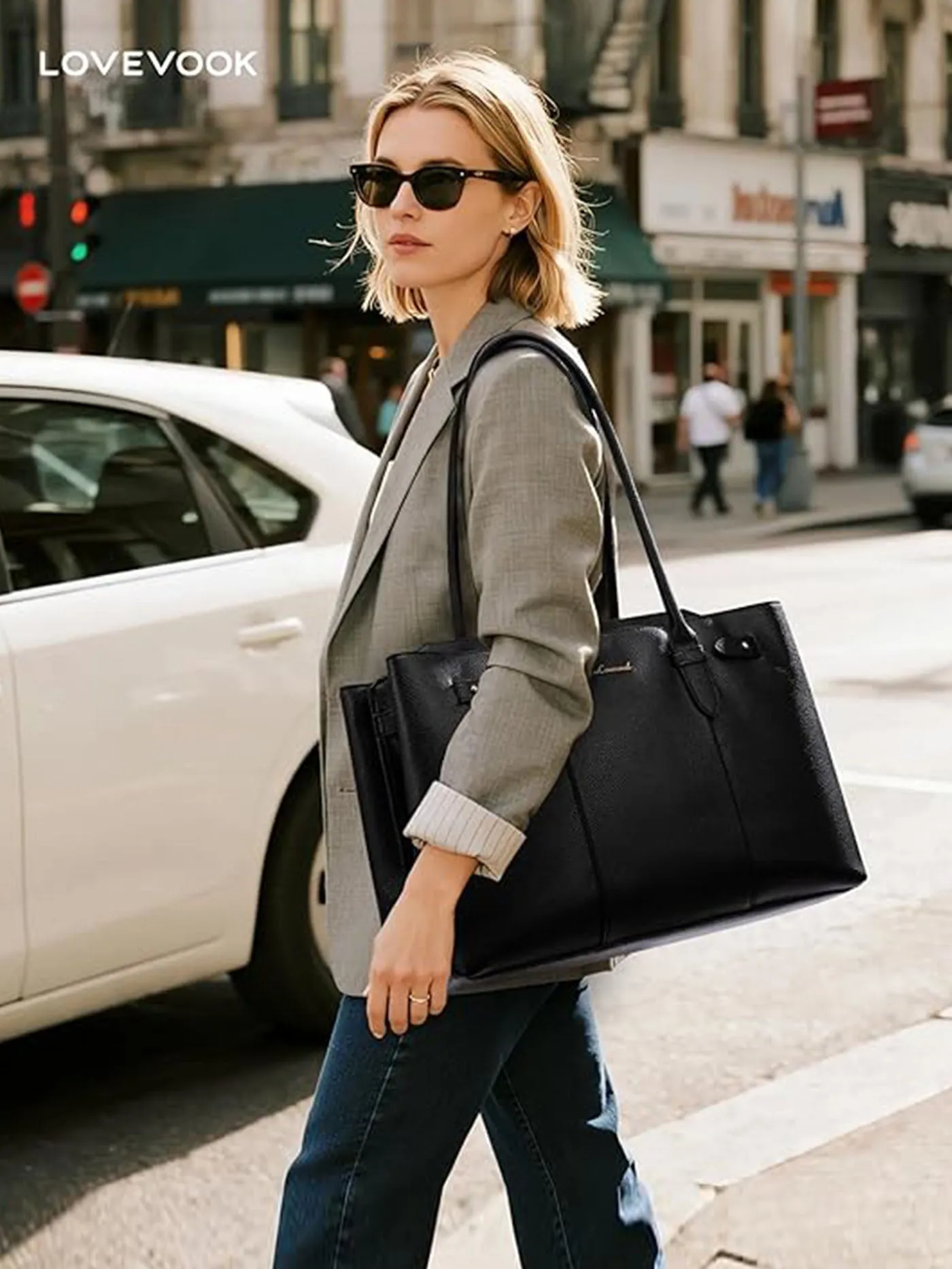 Laptop Tote Bag 15.6" 17" sold by LOVEVOOK product image thumbnail 2