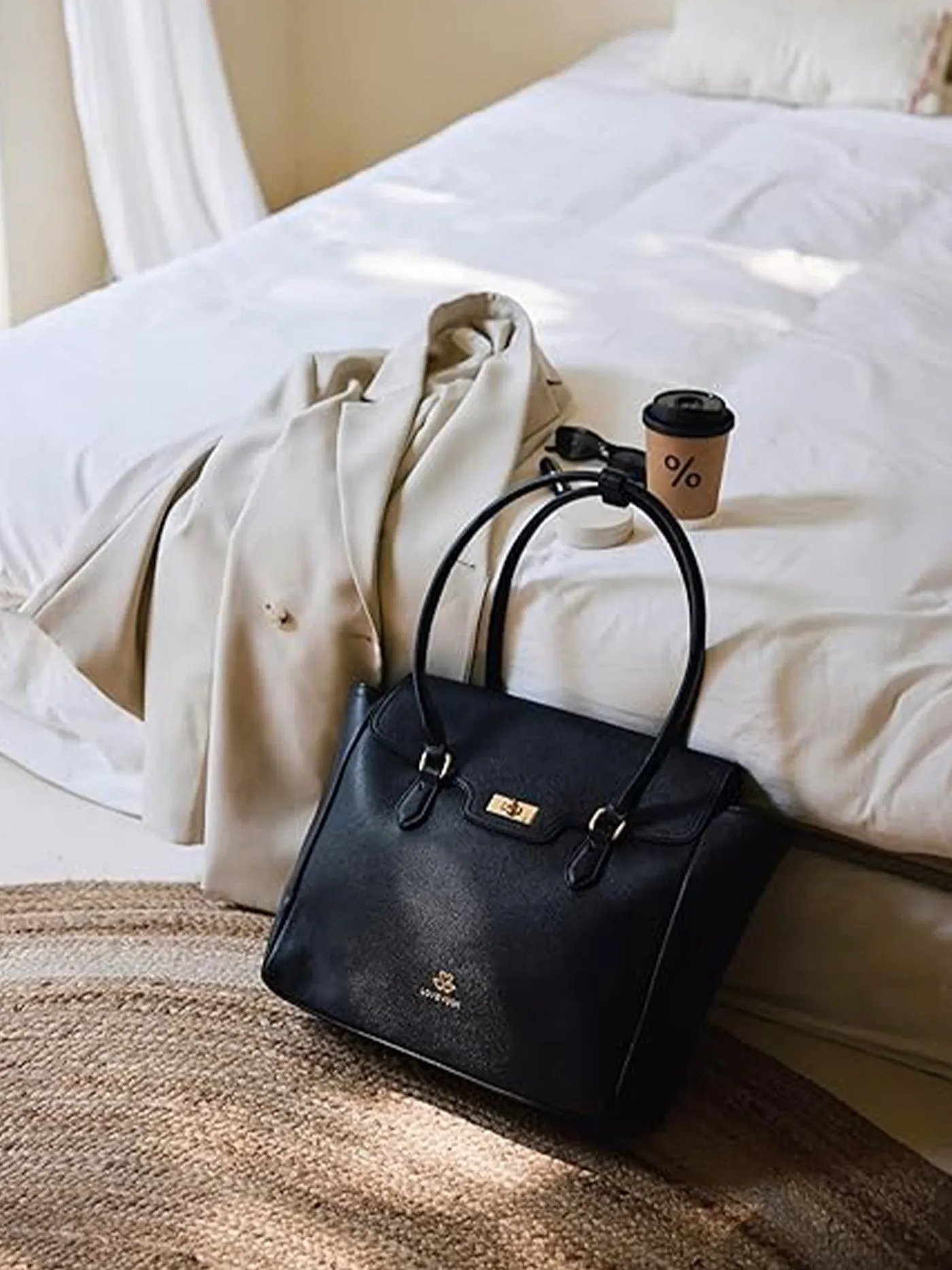 Laptop Leather Bag 15.6" 17" sold by LOVEVOOK product image thumbnail 5