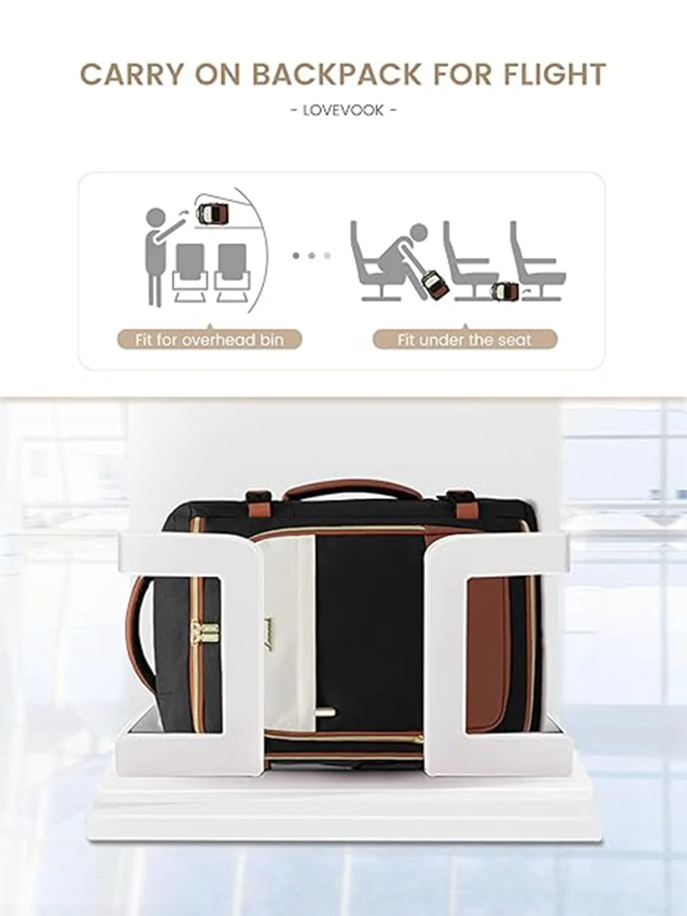 4Pcs Travel Backpack 40L/50L sold by LOVEVOOK product image thumbnail 3