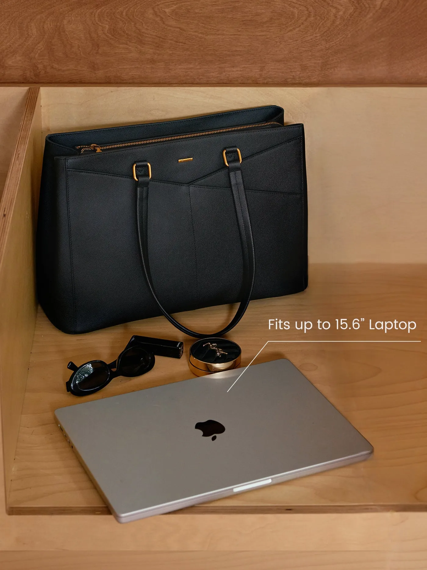 Elevate Top-Grain Leather Tote--100% Cowhide sold by LOVEVOOK product image thumbnail 4