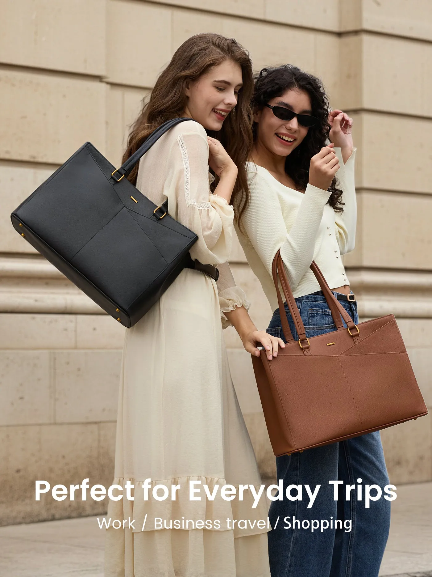 Elevate Top-Grain Leather Tote--100% Cowhide sold by LOVEVOOK product image thumbnail 2