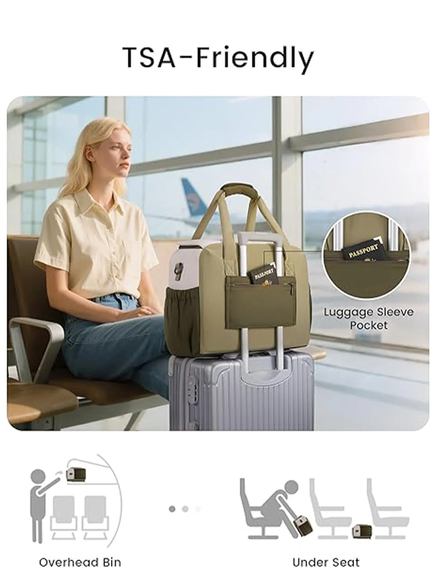 Carry on Duffle Bag 26L/36L sold by LOVEVOOK product image thumbnail 5