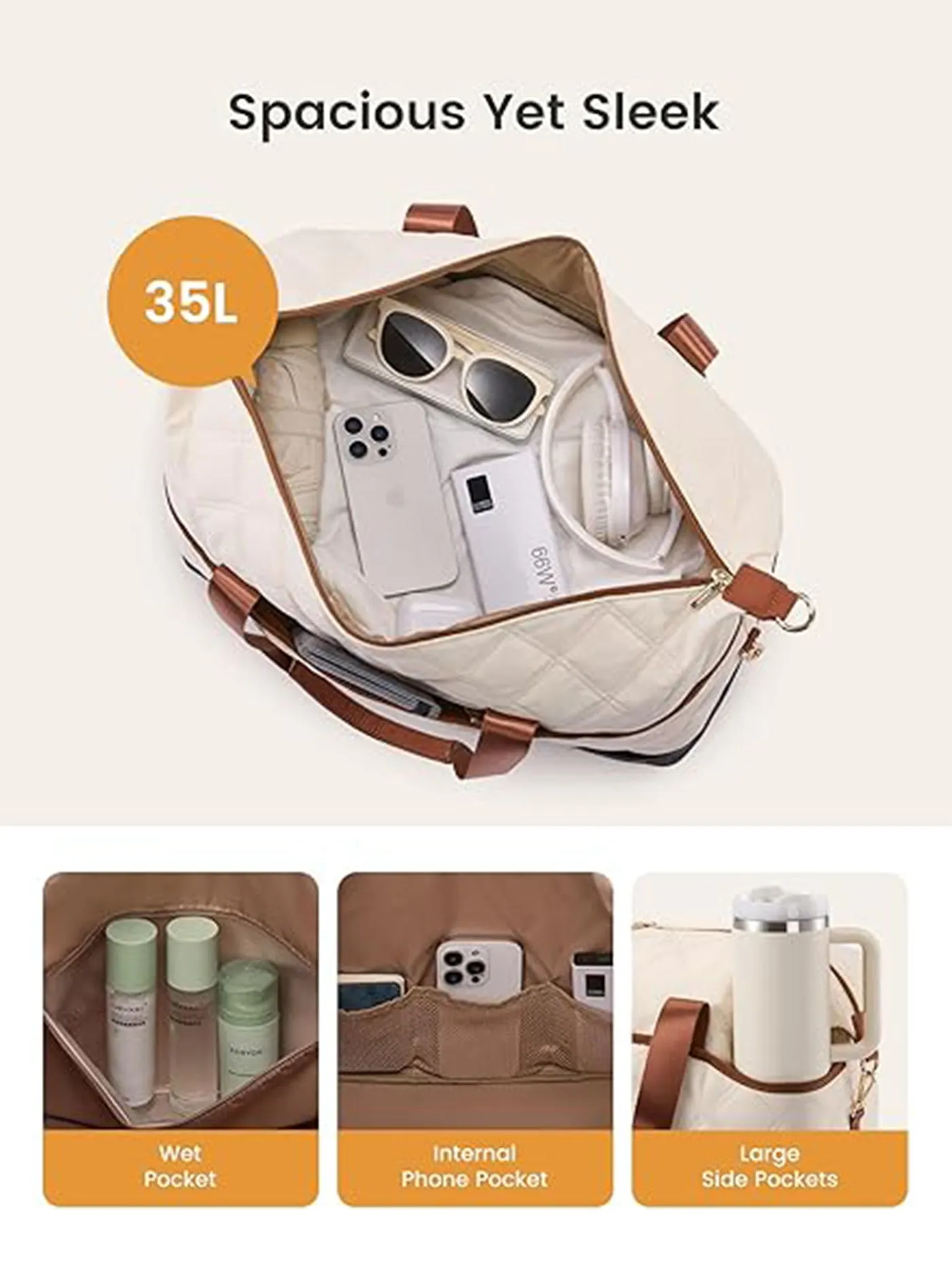 Travel Duffle Bag 35L/45L sold by LOVEVOOK product image thumbnail 2