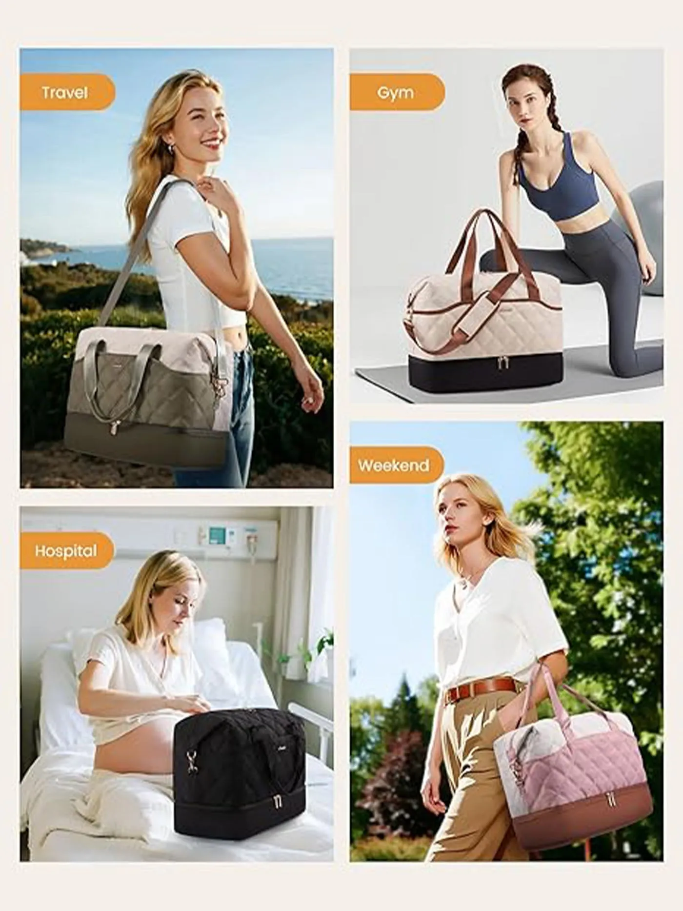 Travel Duffle Bag 35L/45L sold by LOVEVOOK product image thumbnail 5