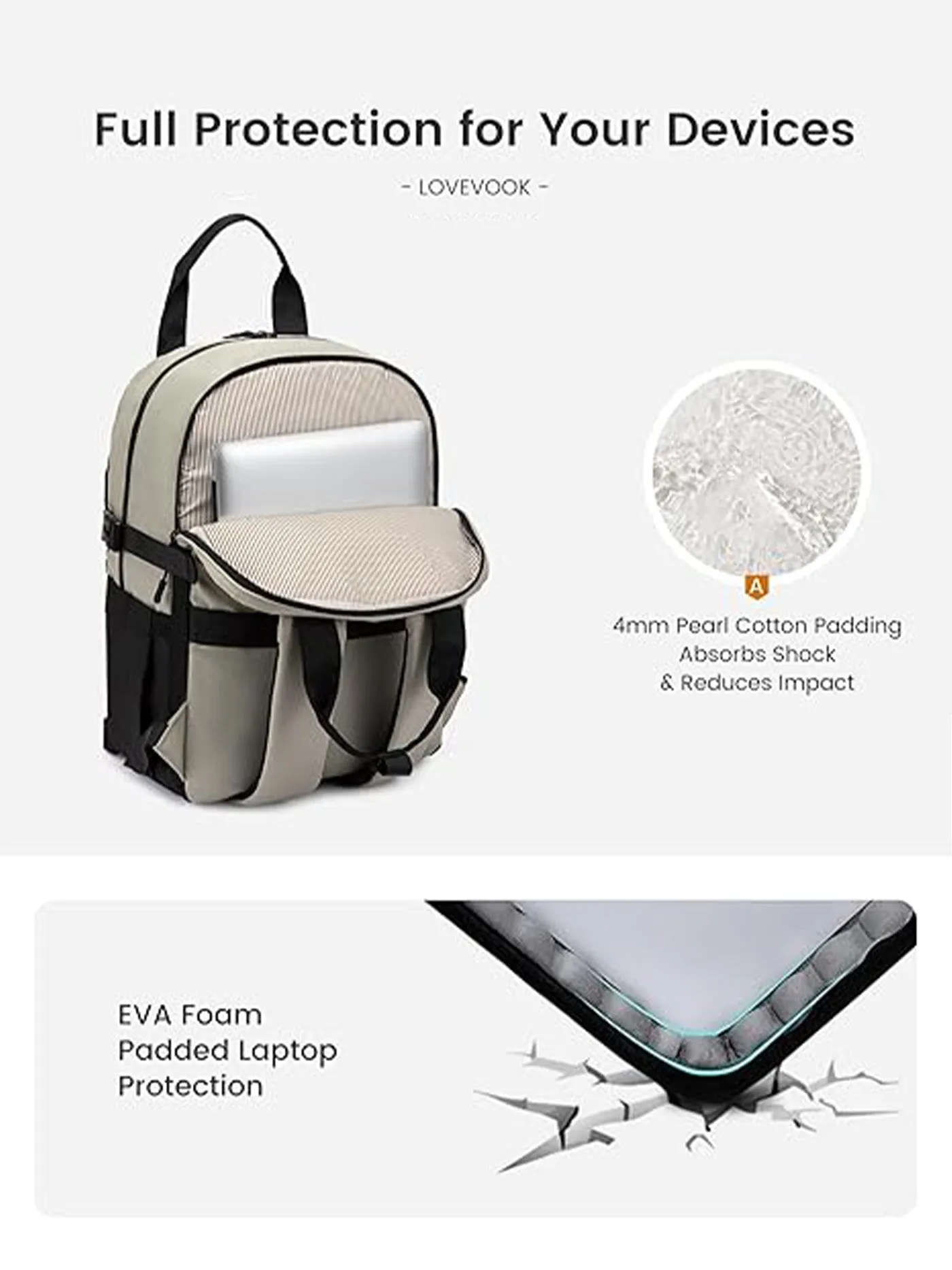 School Backpack 15.6" 17.3" sold by LOVEVOOK product image thumbnail 4