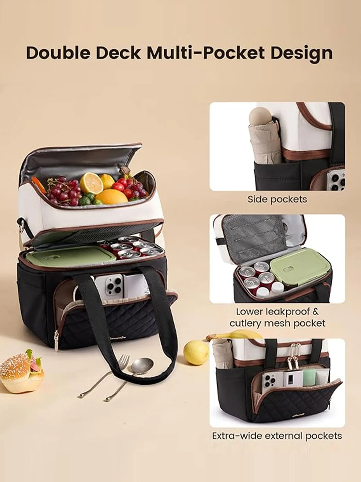 Insulated Lunch Bag 15L/24L sold by LOVEVOOK product image thumbnail 4