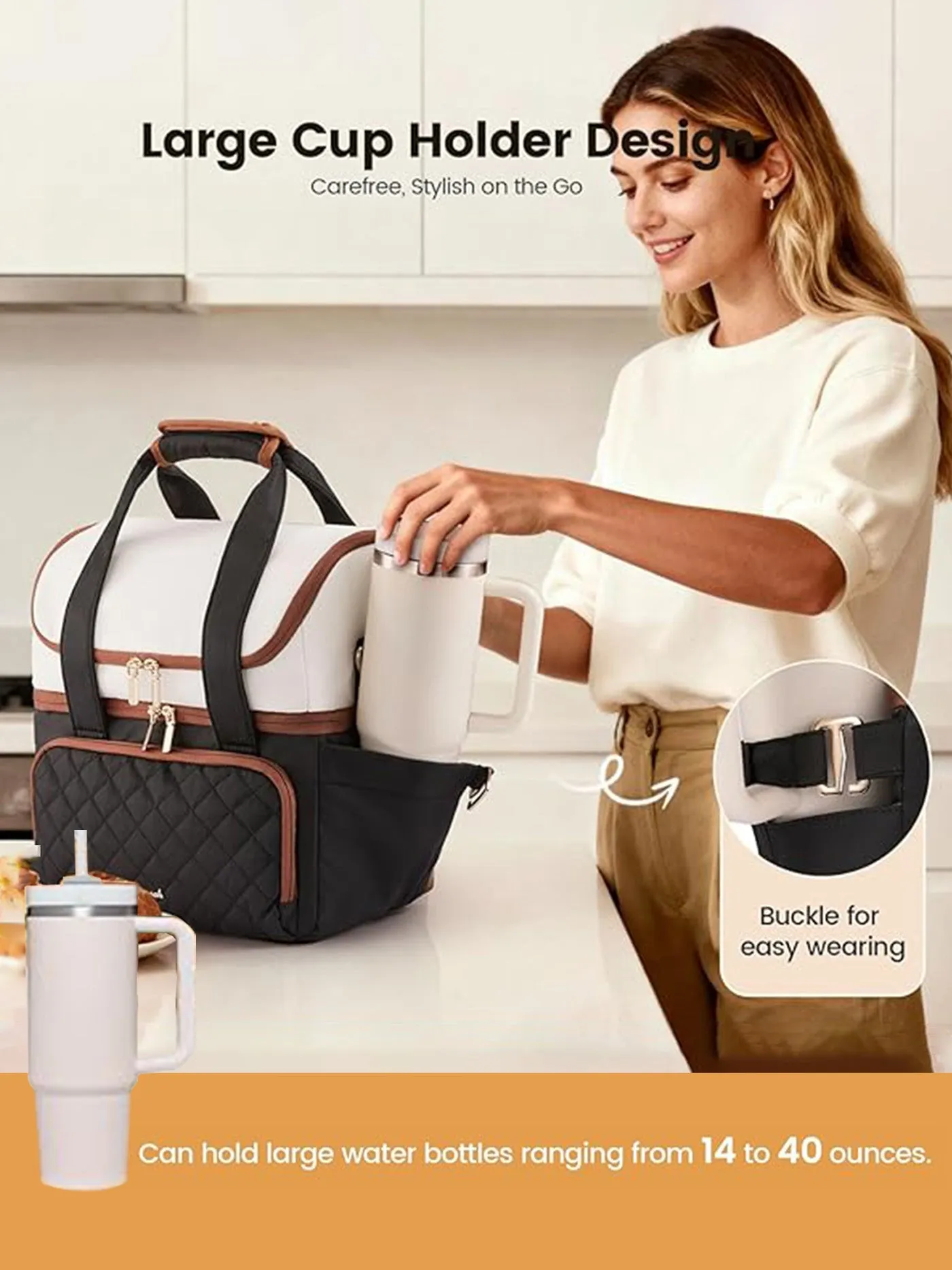 Insulated Lunch Bag 15L/24L sold by LOVEVOOK product image thumbnail 2