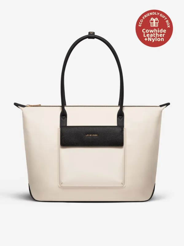 Grace Laptop Tote, Cloud Black (ONLY US ) sold by LOVEVOOK