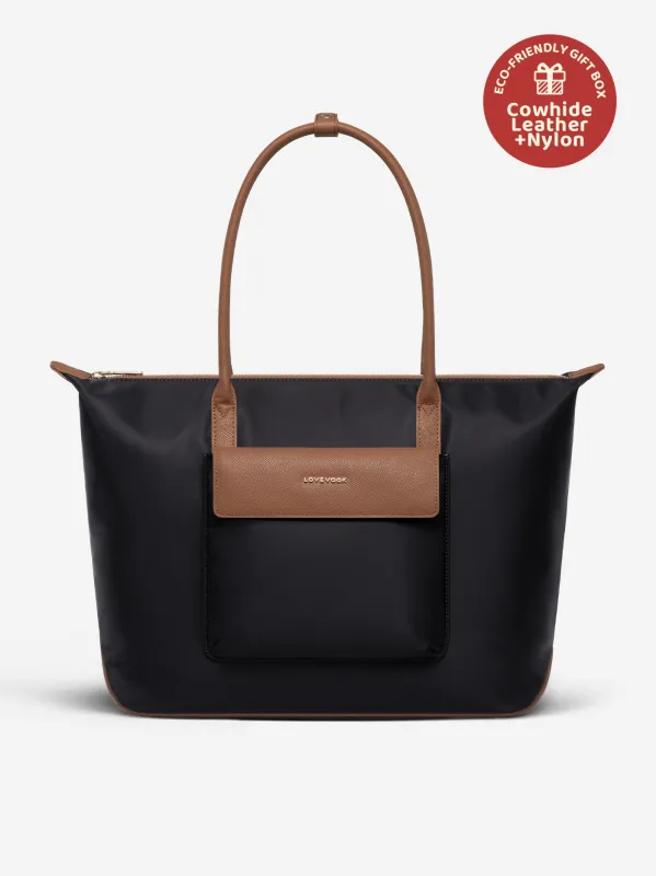 Grace Laptop Tote, Ink Brown (US ONLY) sold by LOVEVOOK