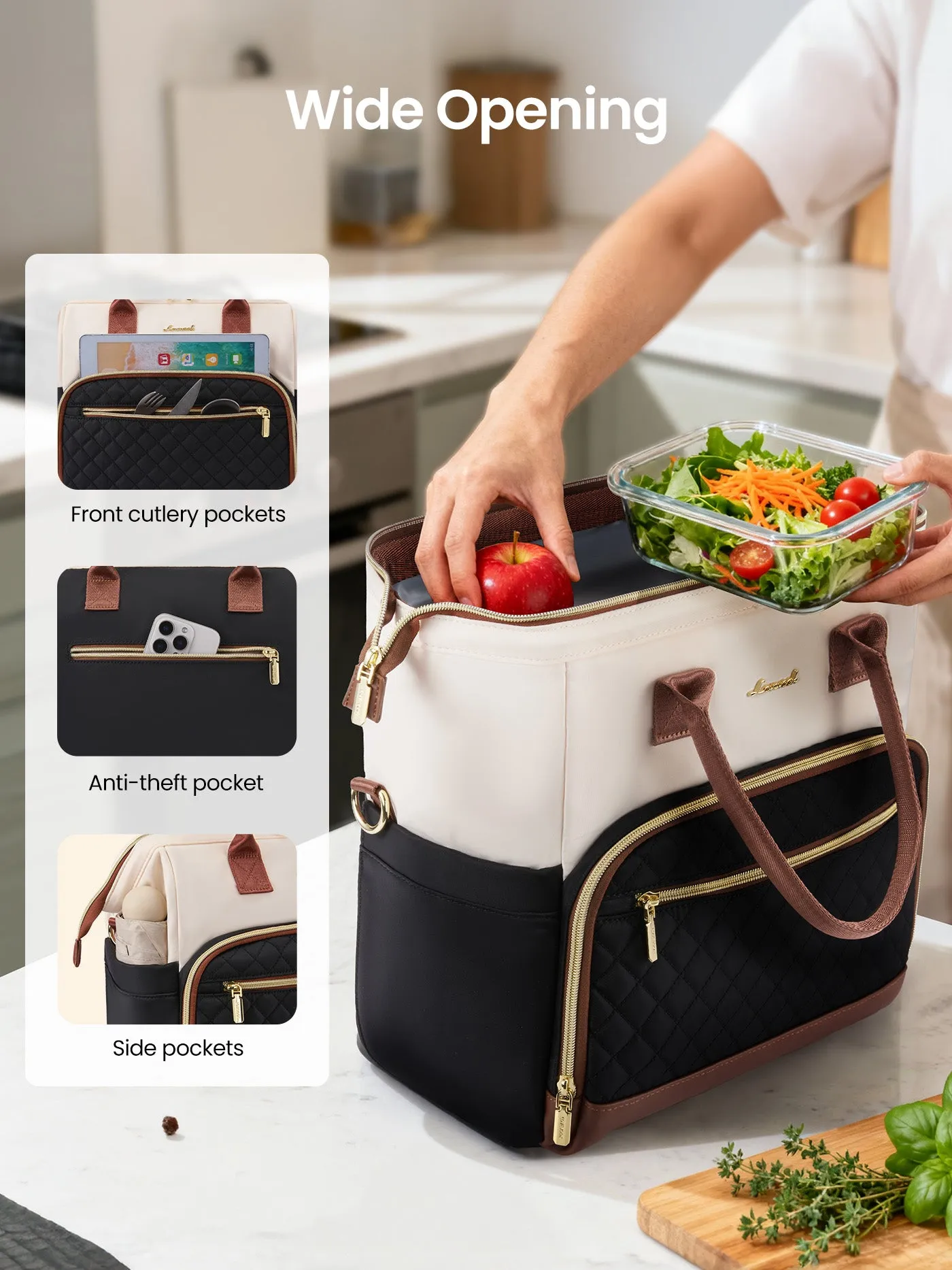 Insulated Lunch Bag 16L/20L sold by LOVEVOOK product image thumbnail 4