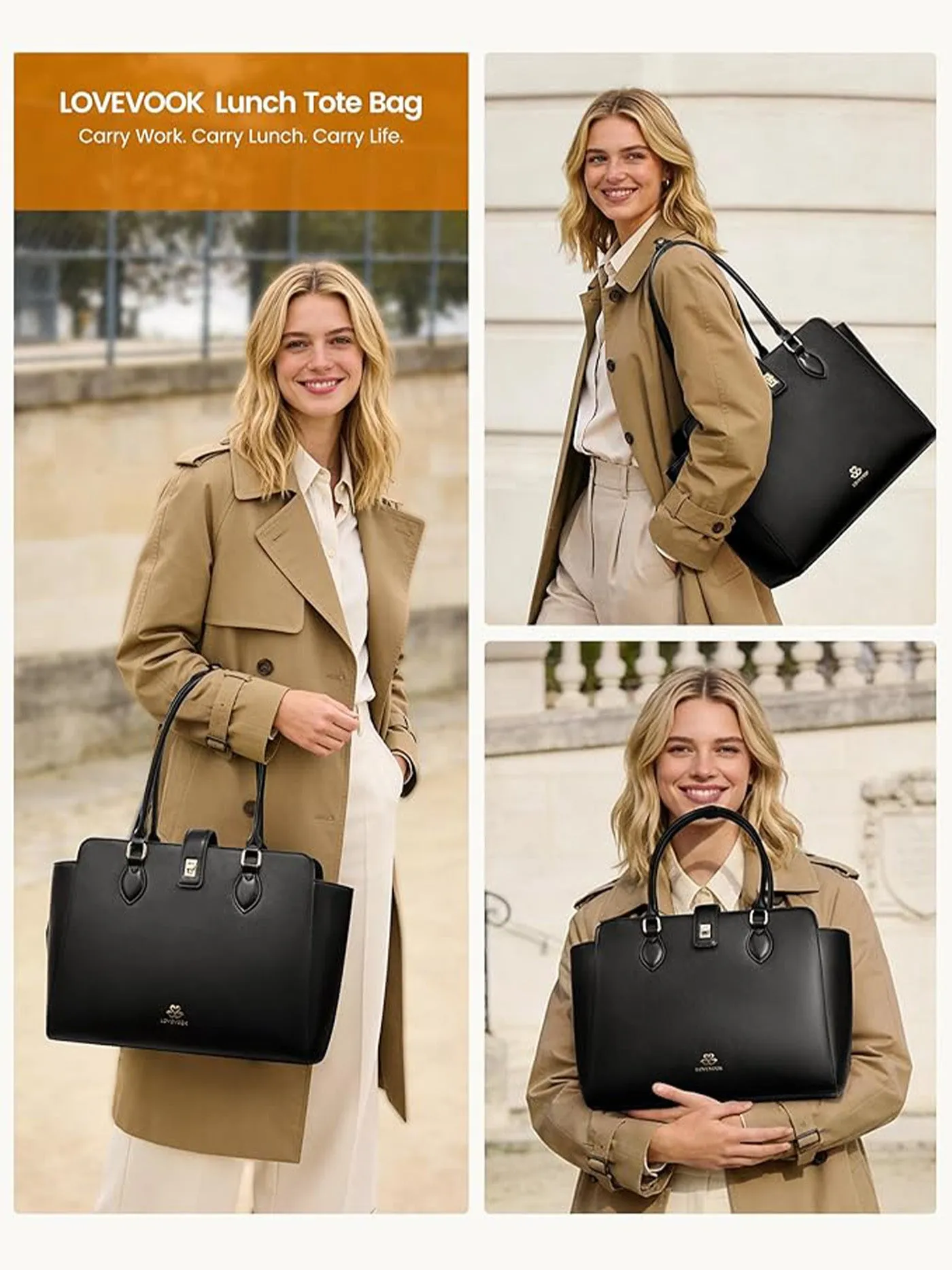 Insulated Lunch Bag sold by LOVEVOOK product image thumbnail 4