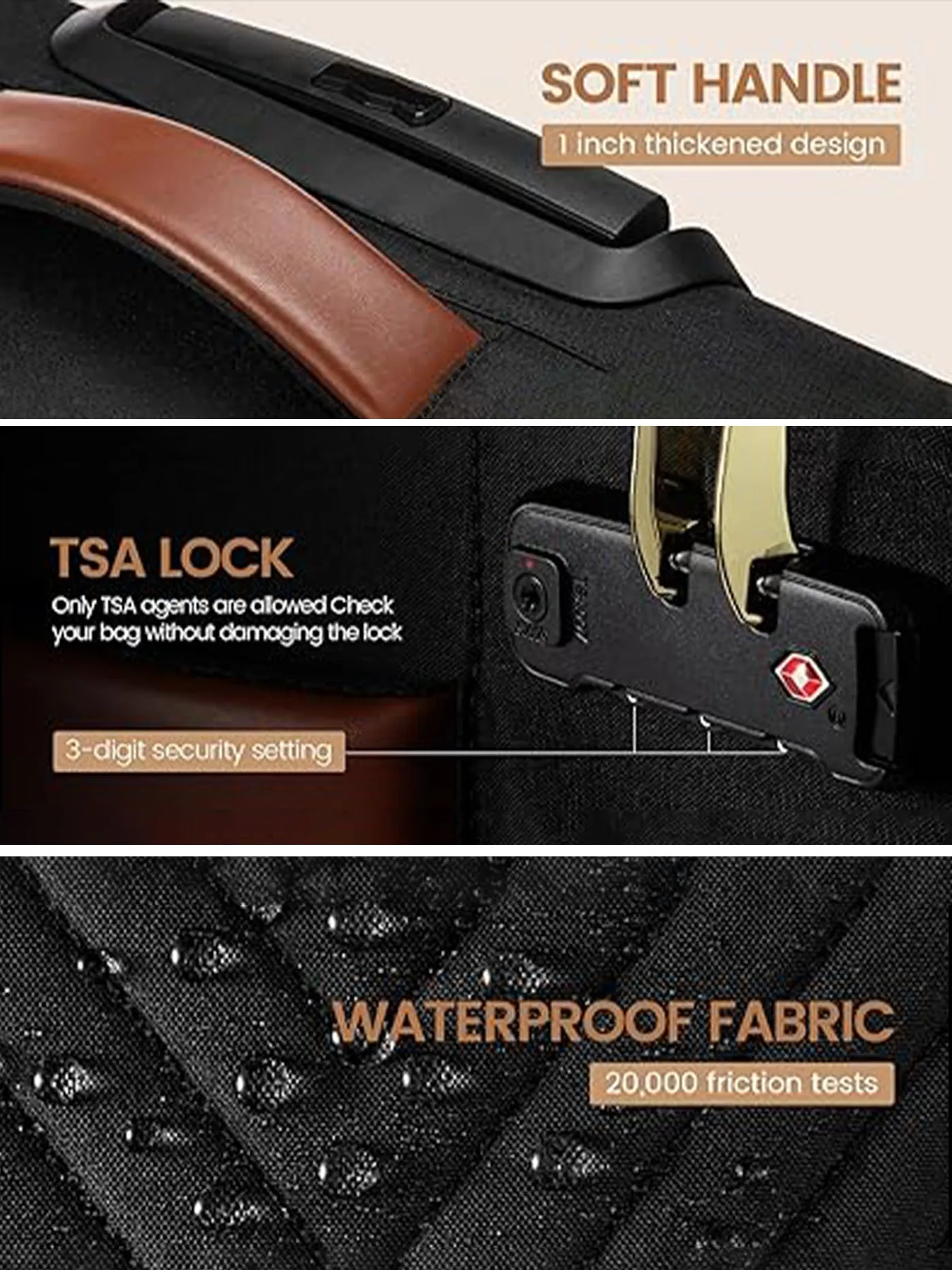 Carry on Luggage 14" 20" (ONLY US ) sold by LOVEVOOK product image thumbnail 5