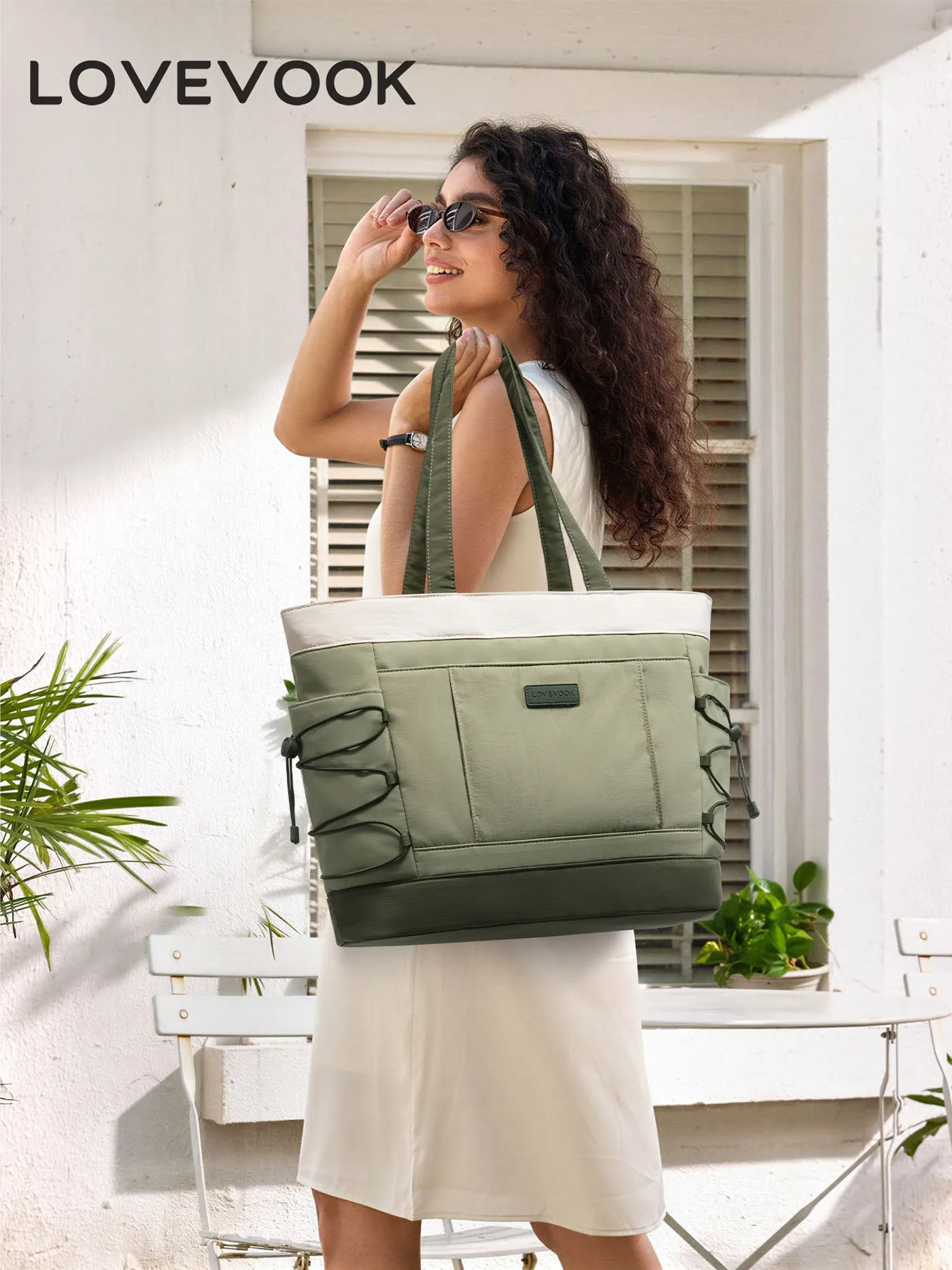 Puffer Tote Bag 15.6" 17.3" sold by LOVEVOOK product image thumbnail 5